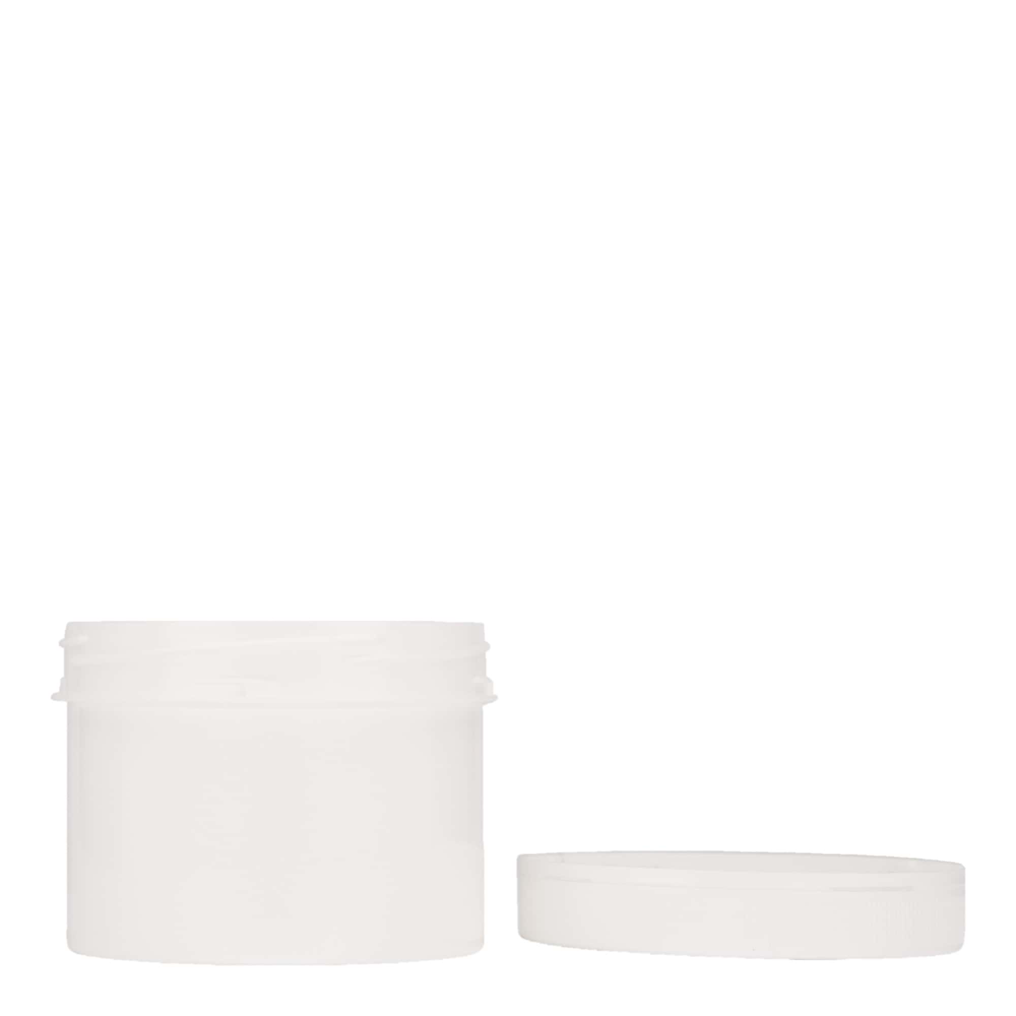 300 ml plastburk 'Securilock', PP, vit, öppning: skruvlock