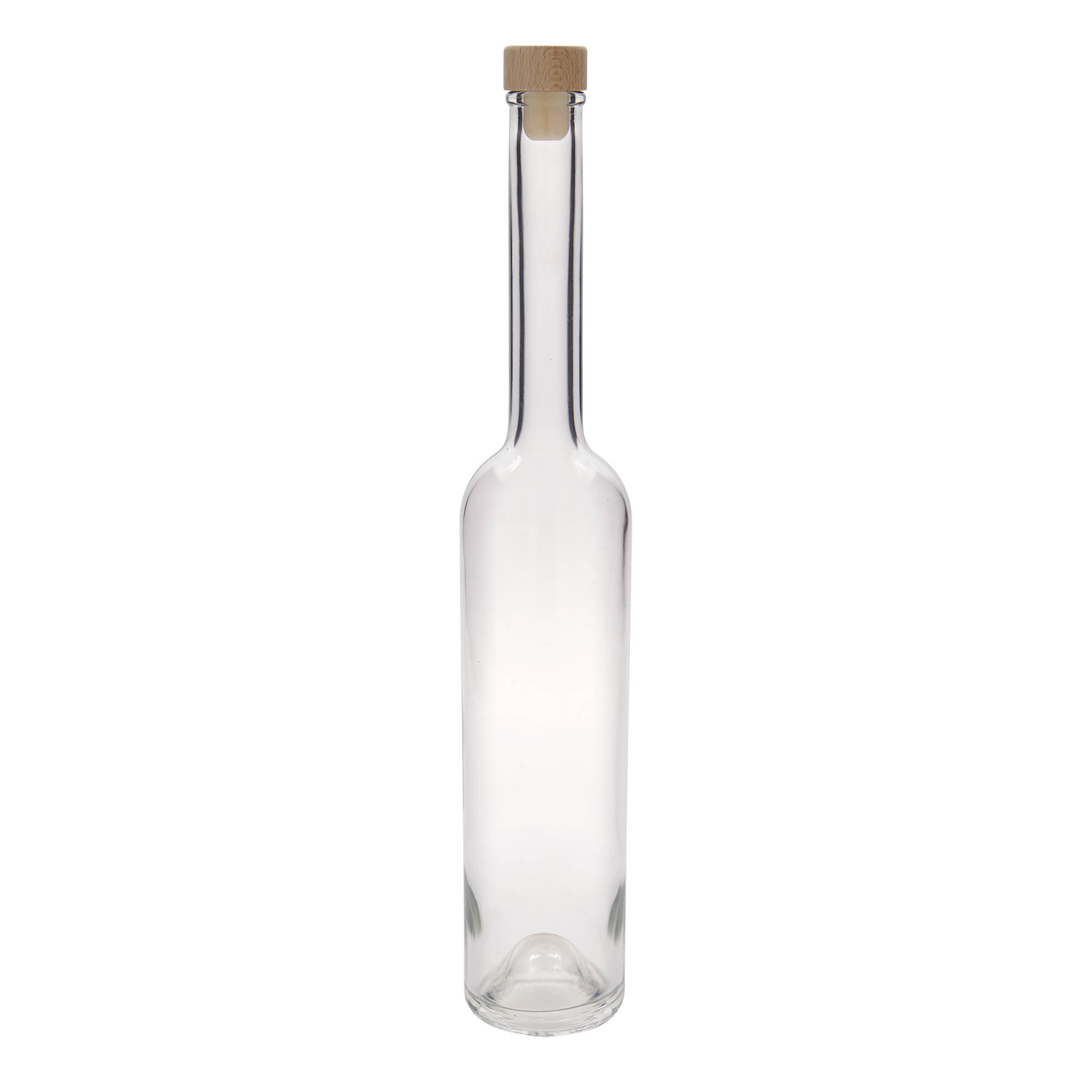 500 ml glasflaska 'Platina', öppning: kork