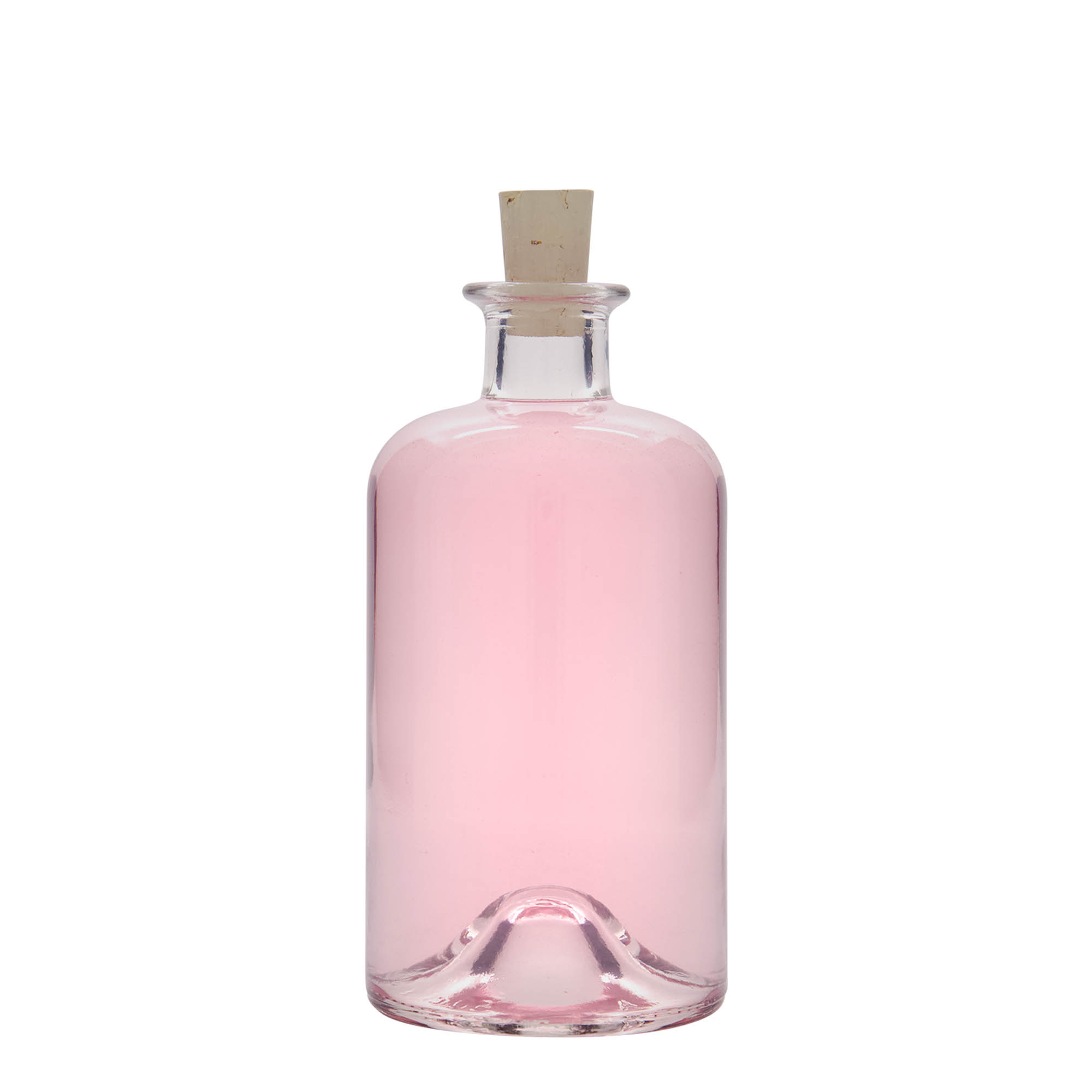 500 ml glasflaska apotekare 'Doktor', öppning: kork 500 ml glasflaska apotekare 'Doktor', öppning: kork