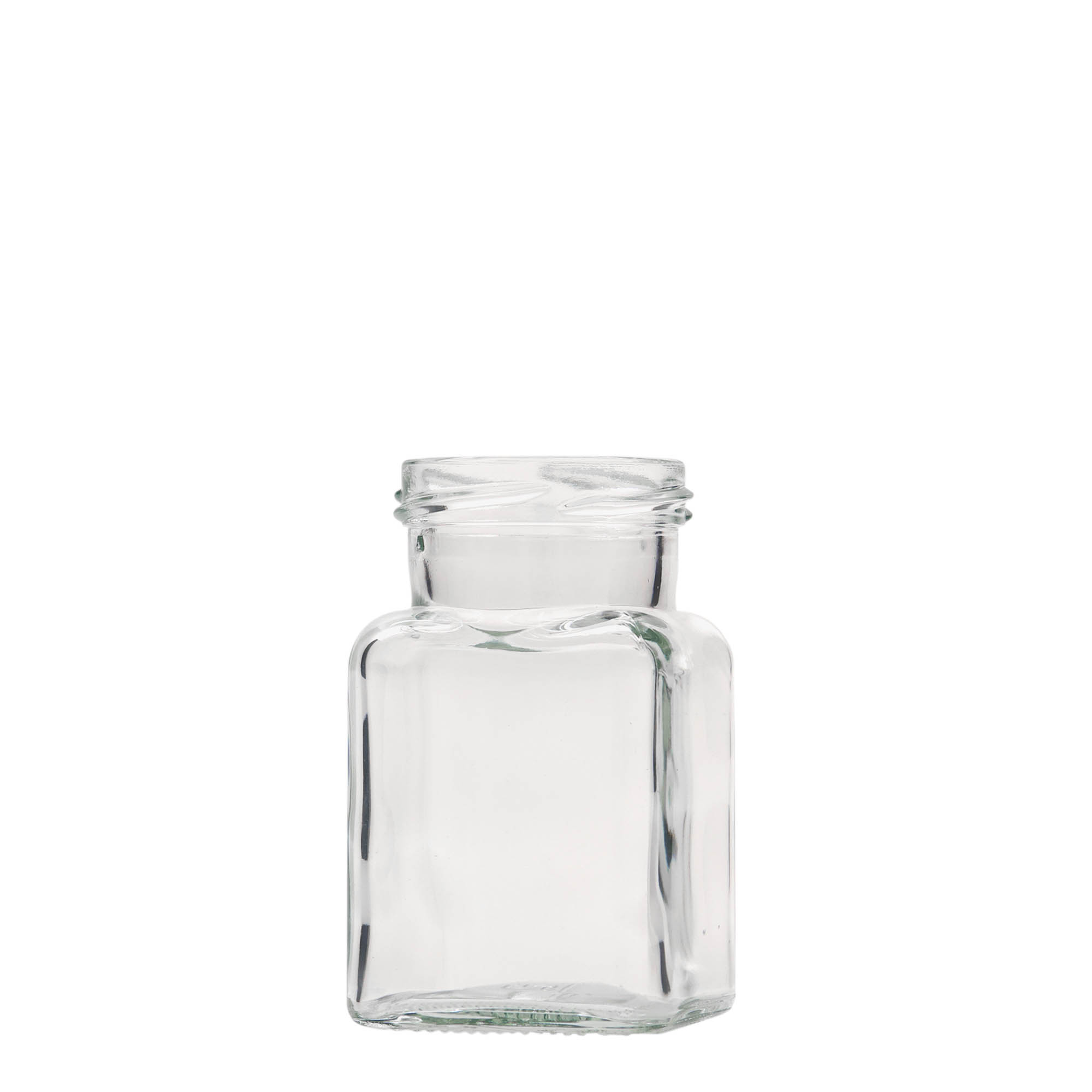 150 ml fyrkantigt glas, öppning: Twist-Off (TO 53) 150 ml fyrkantigt glas, öppning: Twist-Off (TO 53)