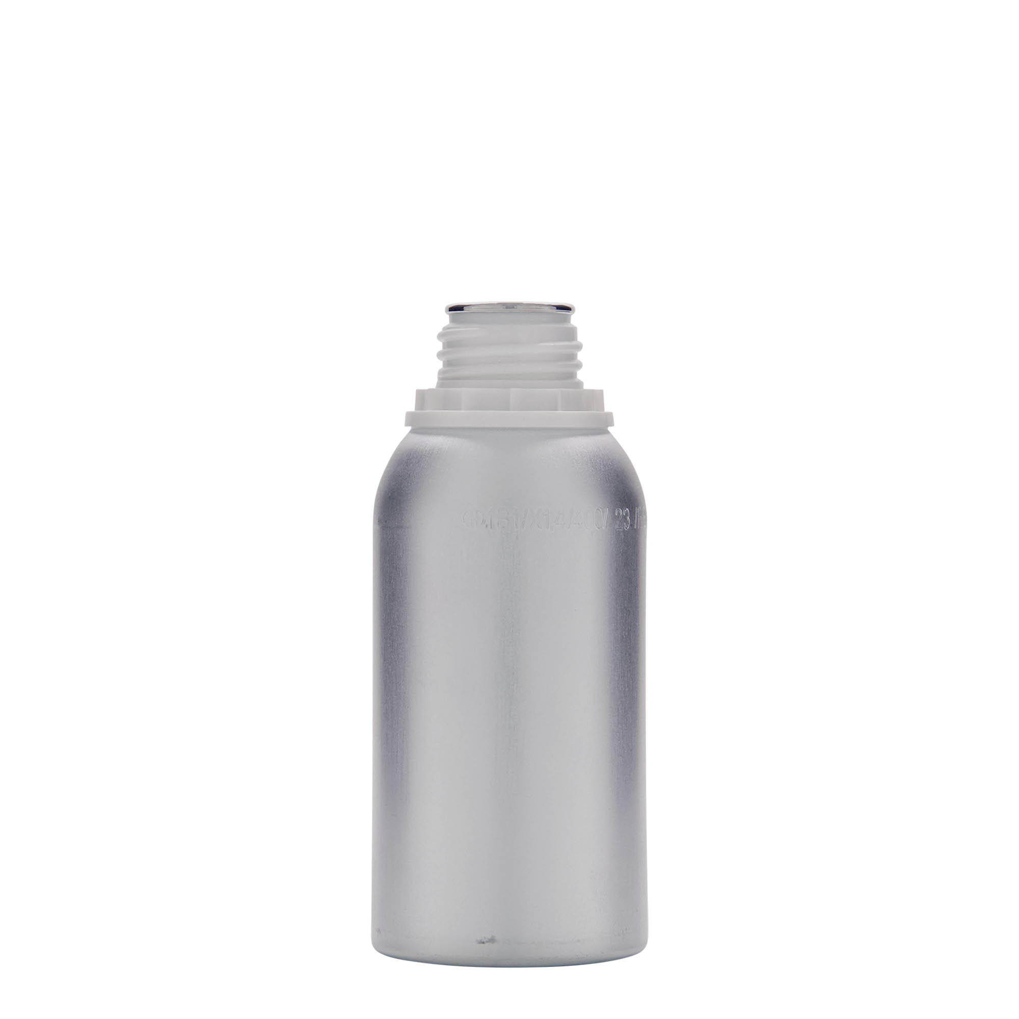 275 ml aluminiumflaska, metall, silver, mynning: DIN 32