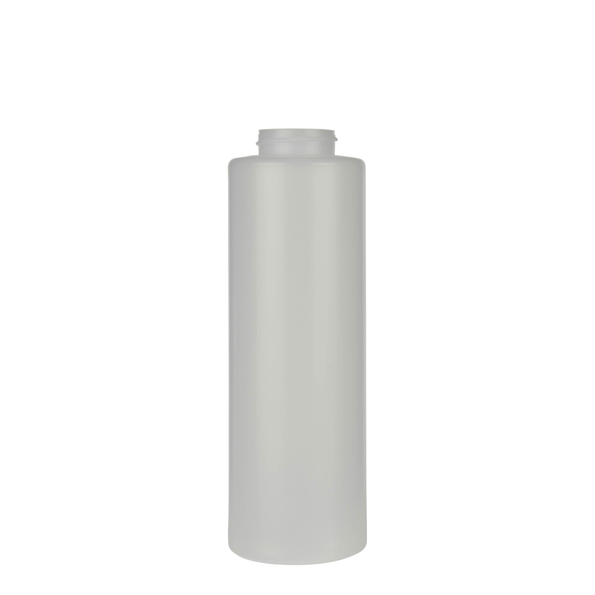 500 ml såsflaska, LDPE-plast, natur, mynning: 38/400