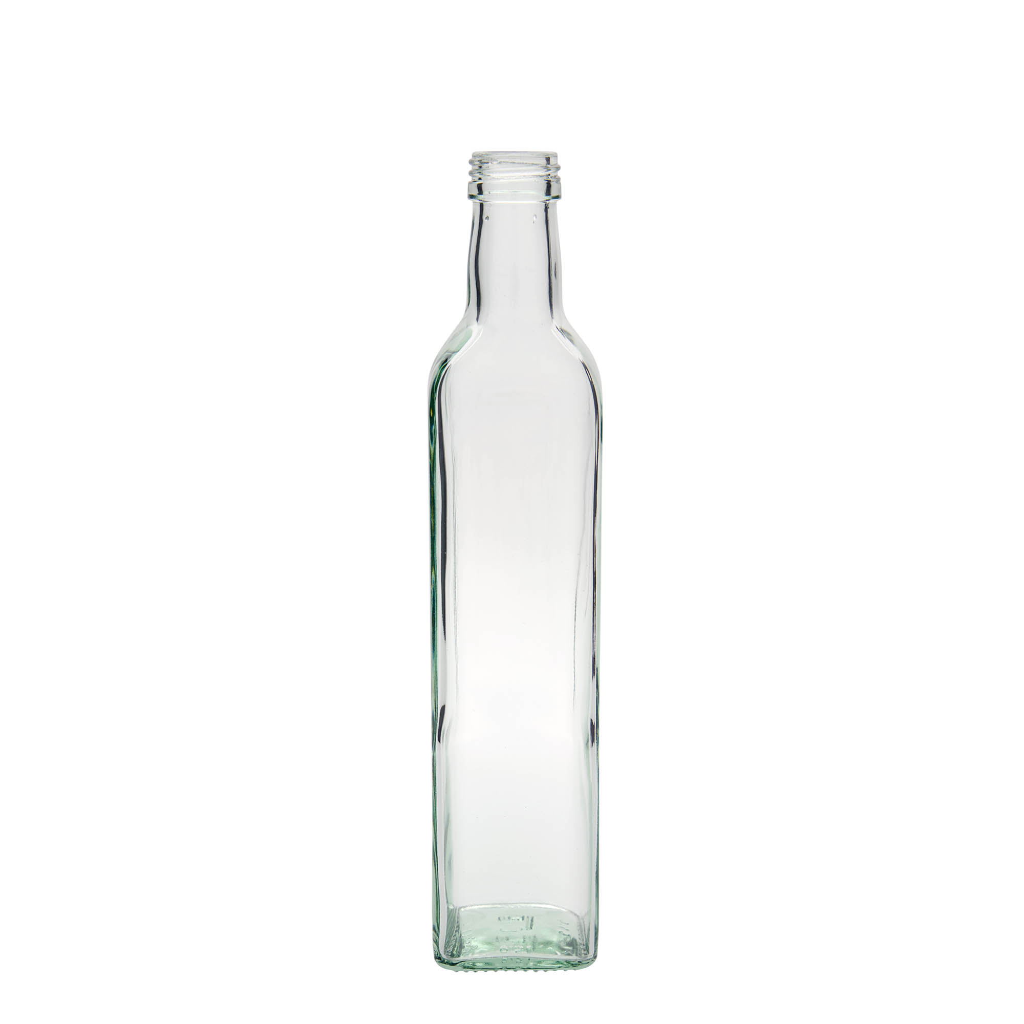 500 ml glasflaska 'Marasca', fyrkantig, öppning: PP 31,5 500 ml glasflaska 'Marasca', fyrkantig, öppning: PP 31,5