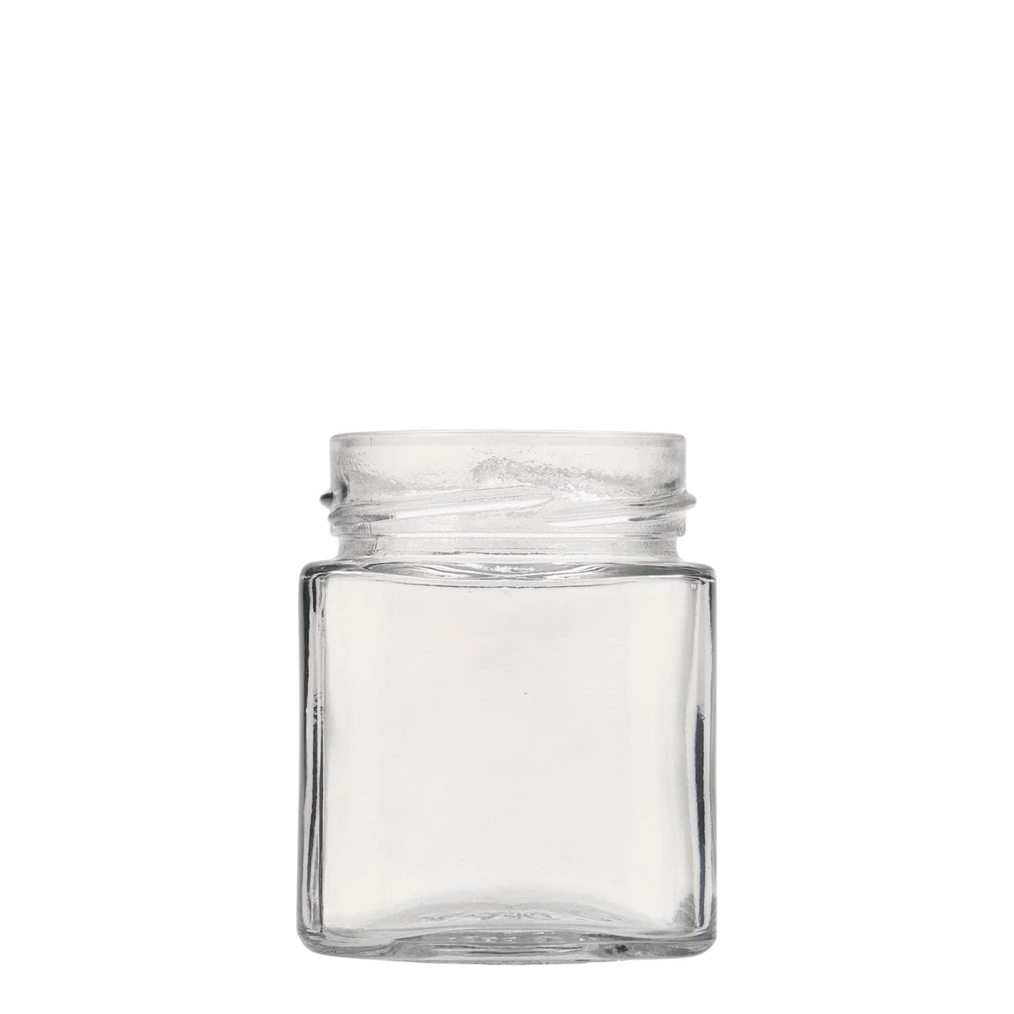 212 ml fyrkantigt glas 'Ikarus', öppning: Deep-Twist-Off (DTO 63)