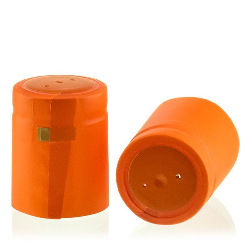 Krympkapsel 32x41, PVC-plast, orange Krympkapsel 32x41, PVC-plast, orange