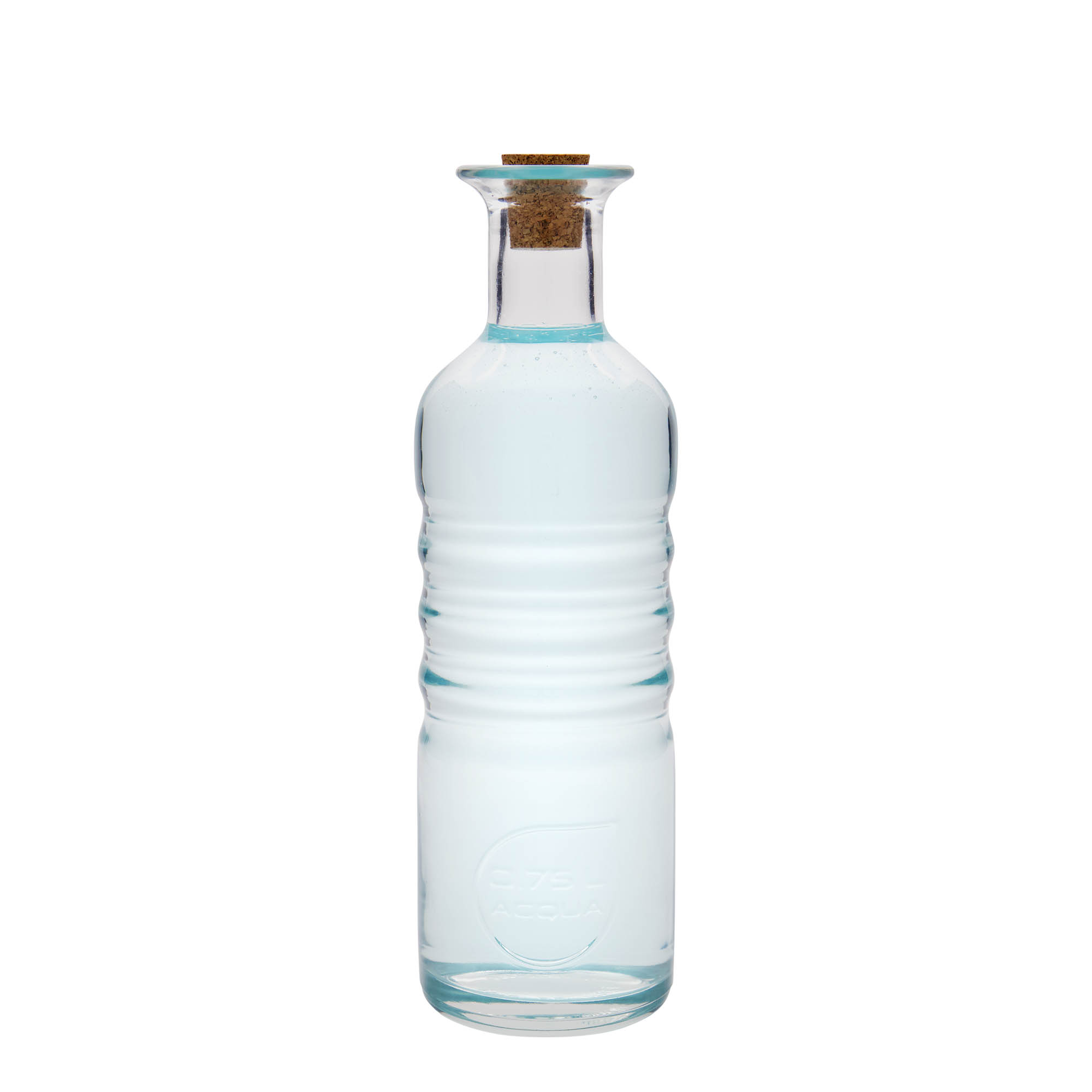 750 ml glasflaska 'Optima Acqua', öppning: kork 750 ml glasflaska 'Optima Acqua', öppning: kork