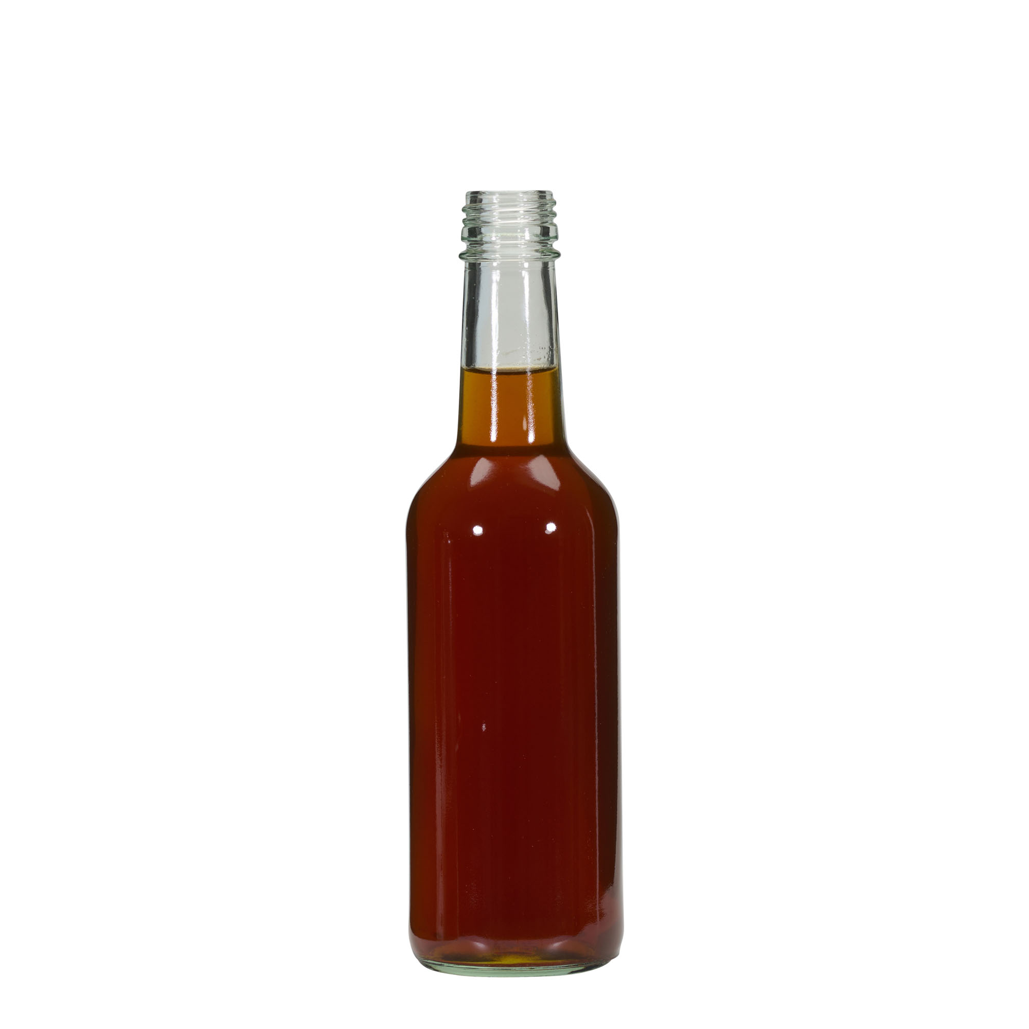 330 ml universell flaska, glas, öppning: PP 28