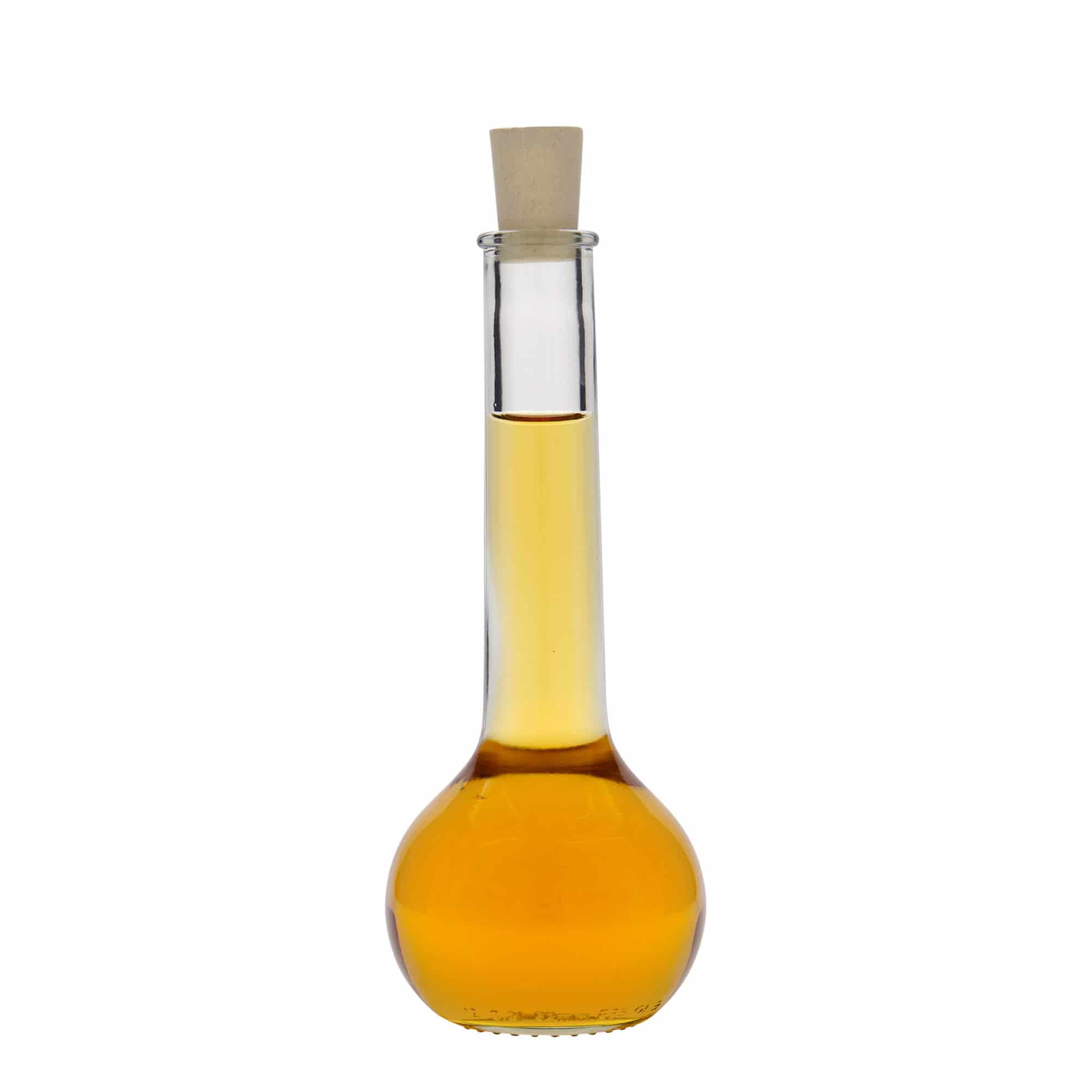 200 ml glasflaska 'Tulipano', mynning: kork