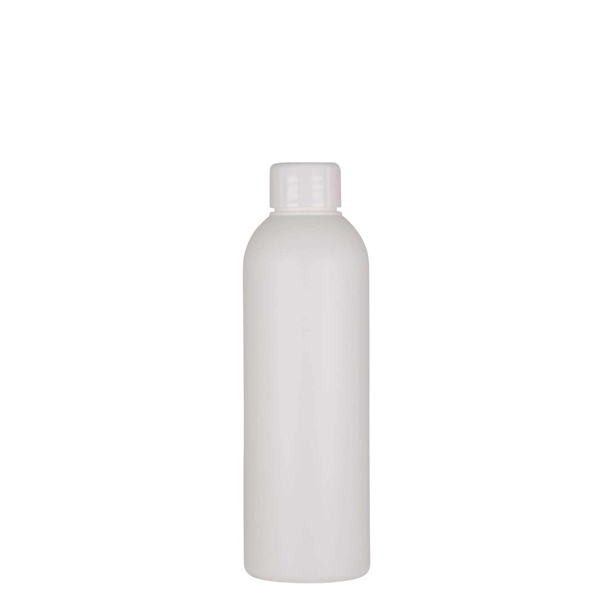 200 ml plastflaska 'Tuffy', HDPE, vit, öppning: 24/410
