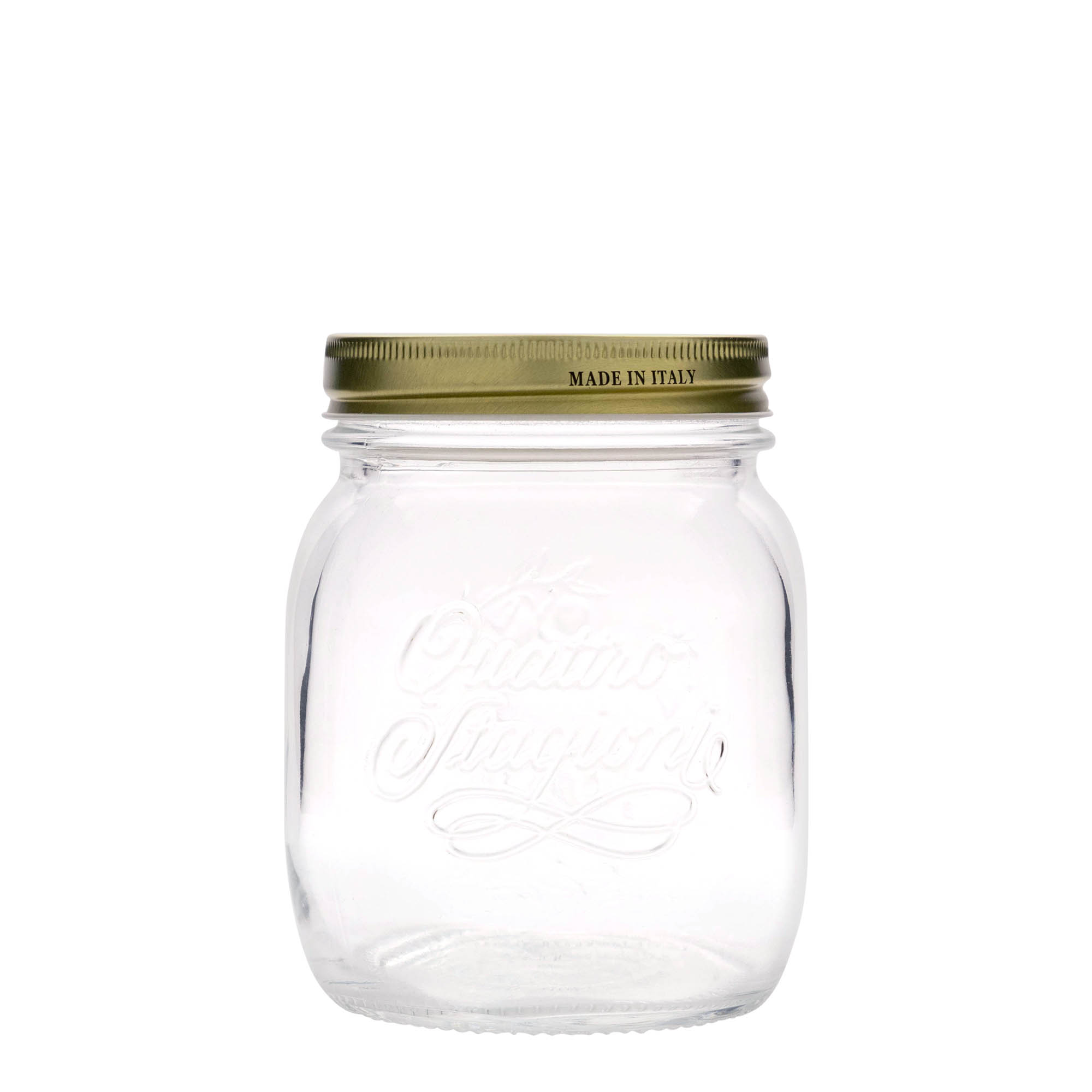 700 ml glas 'Quattro Stagioni', öppning: skruvlock