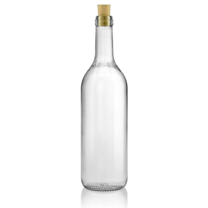 750 ml glasflaska 'Bordeaux', mynning: kork 750 ml glasflaska 'Bordeaux', mynning: kork