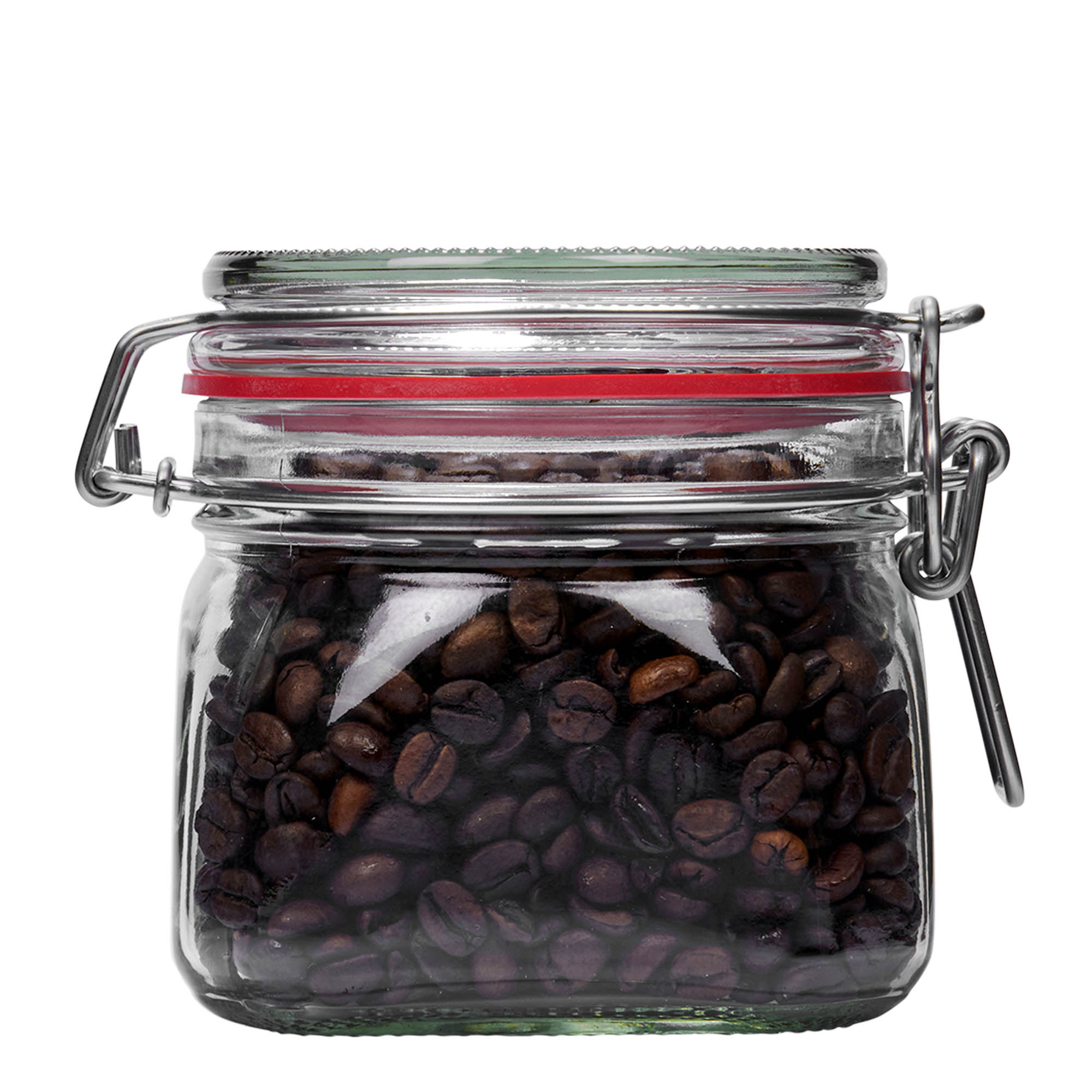 550 ml trågflaska med trådspänne, fyrkantig, öppning: trådspännelåsning