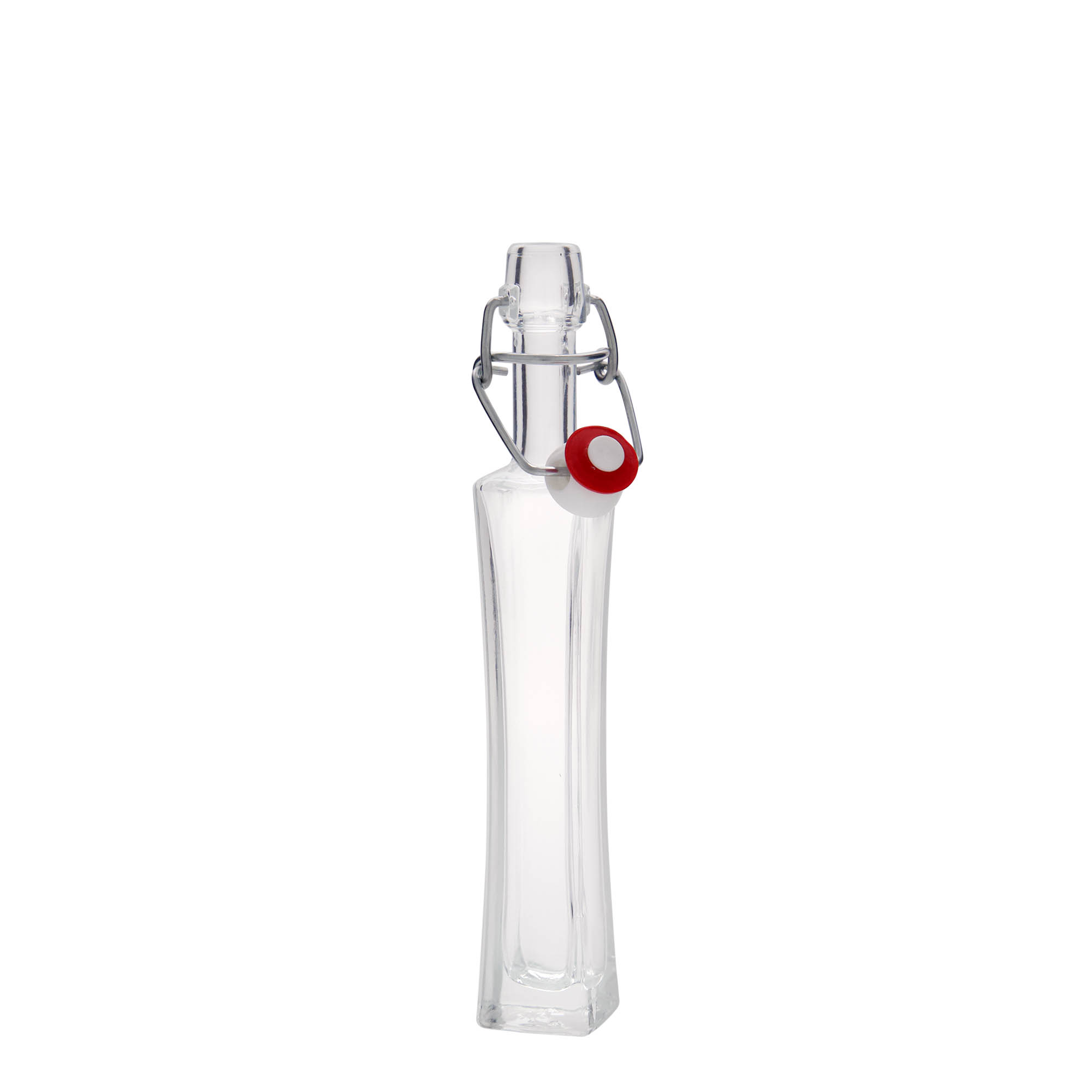 40 ml glasflaska 'Koko', kvadratisk, mynning: patentkork