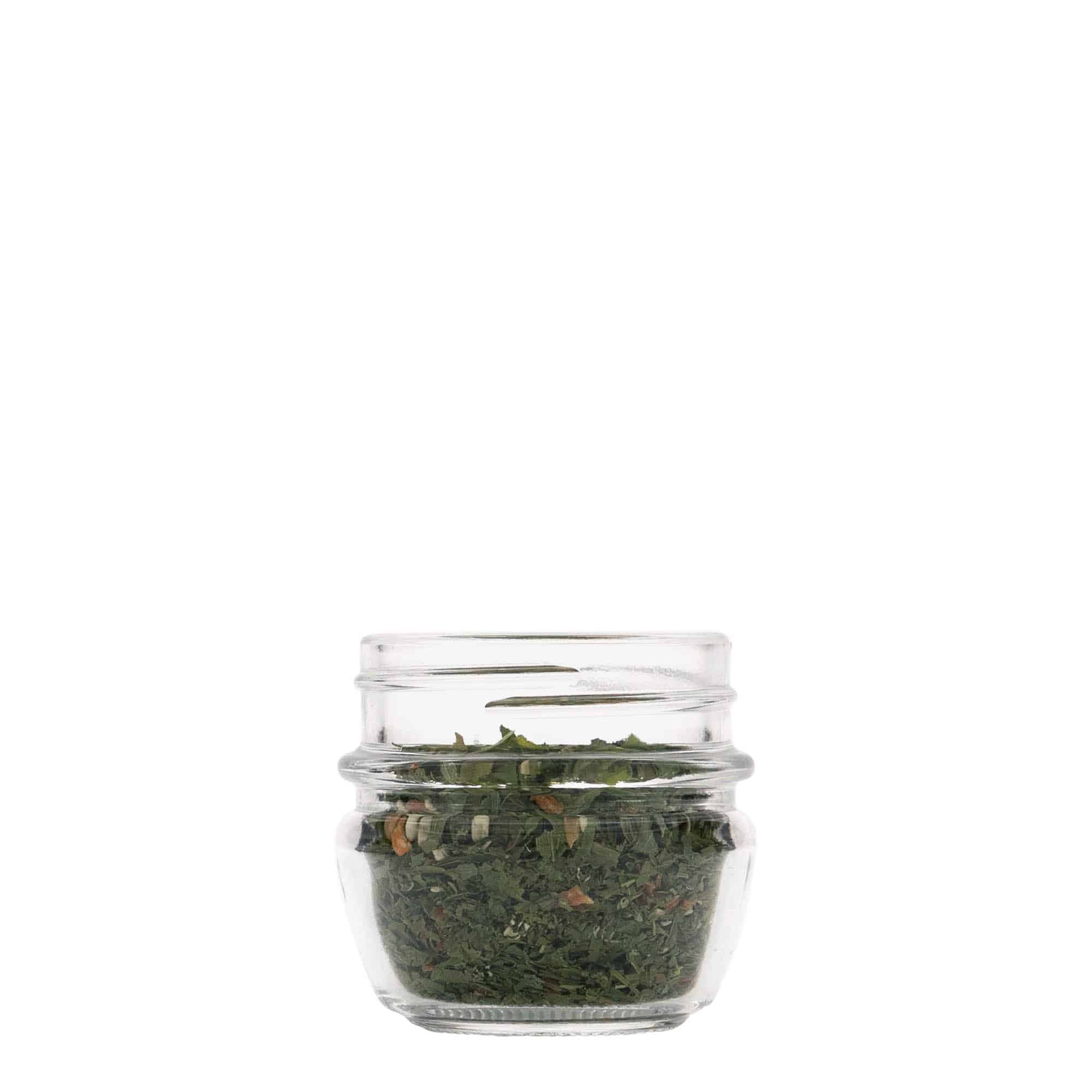 40 ml dekorglas 'Quattro Stagioni', mynning: skruvkapsel