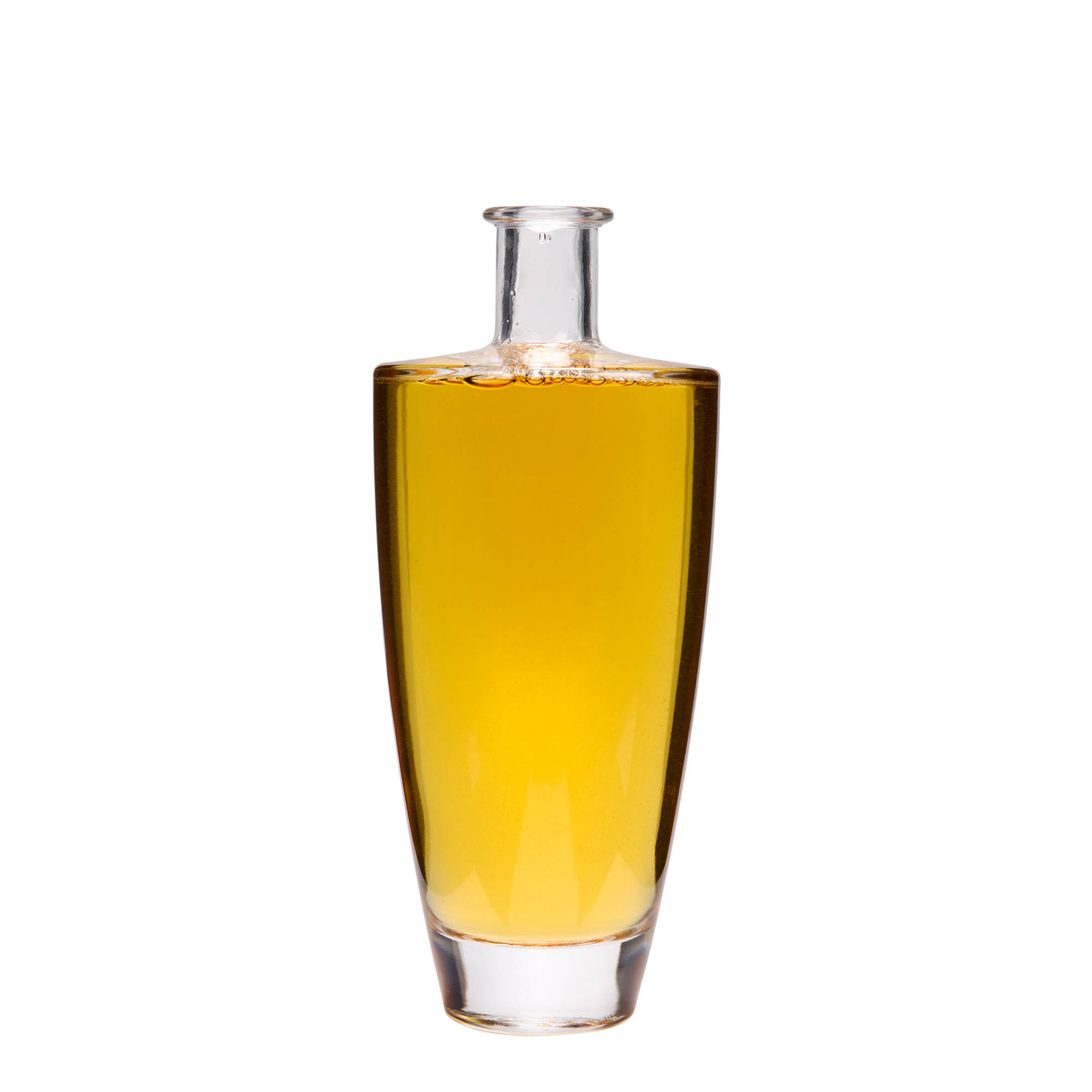 500 ml glasflaska 'Vanessa', oval, mynning: kork