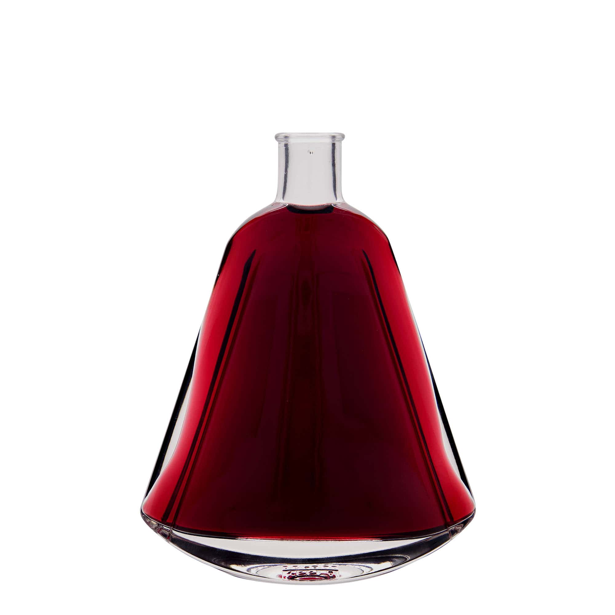 350 ml glasflaska 'Maurizio', oval, mynning: kork