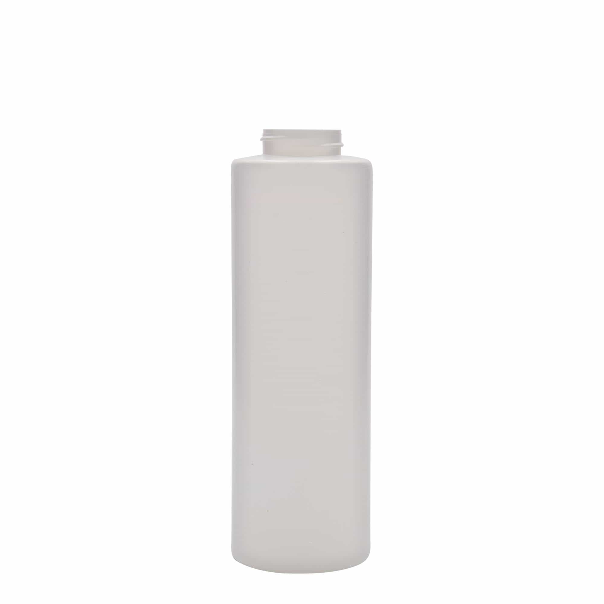 500 ml såsflaska, LDPE-plast, vit, öppning: 38/400