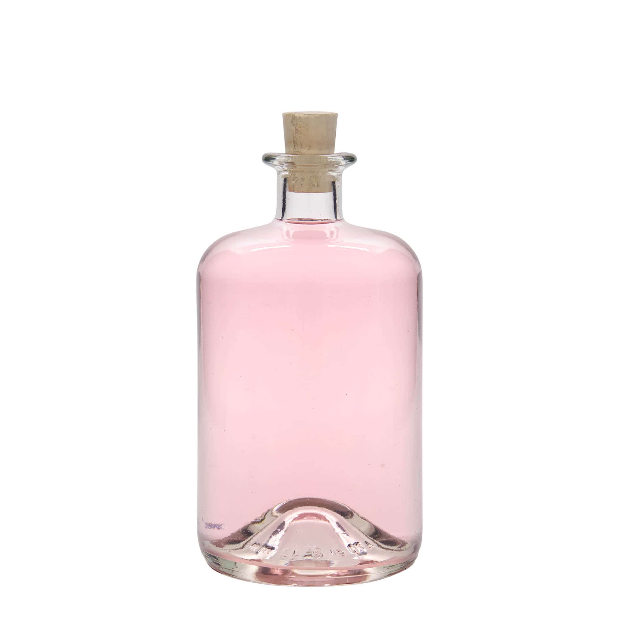 700 ml apoteksglasflaska, mynning: kork