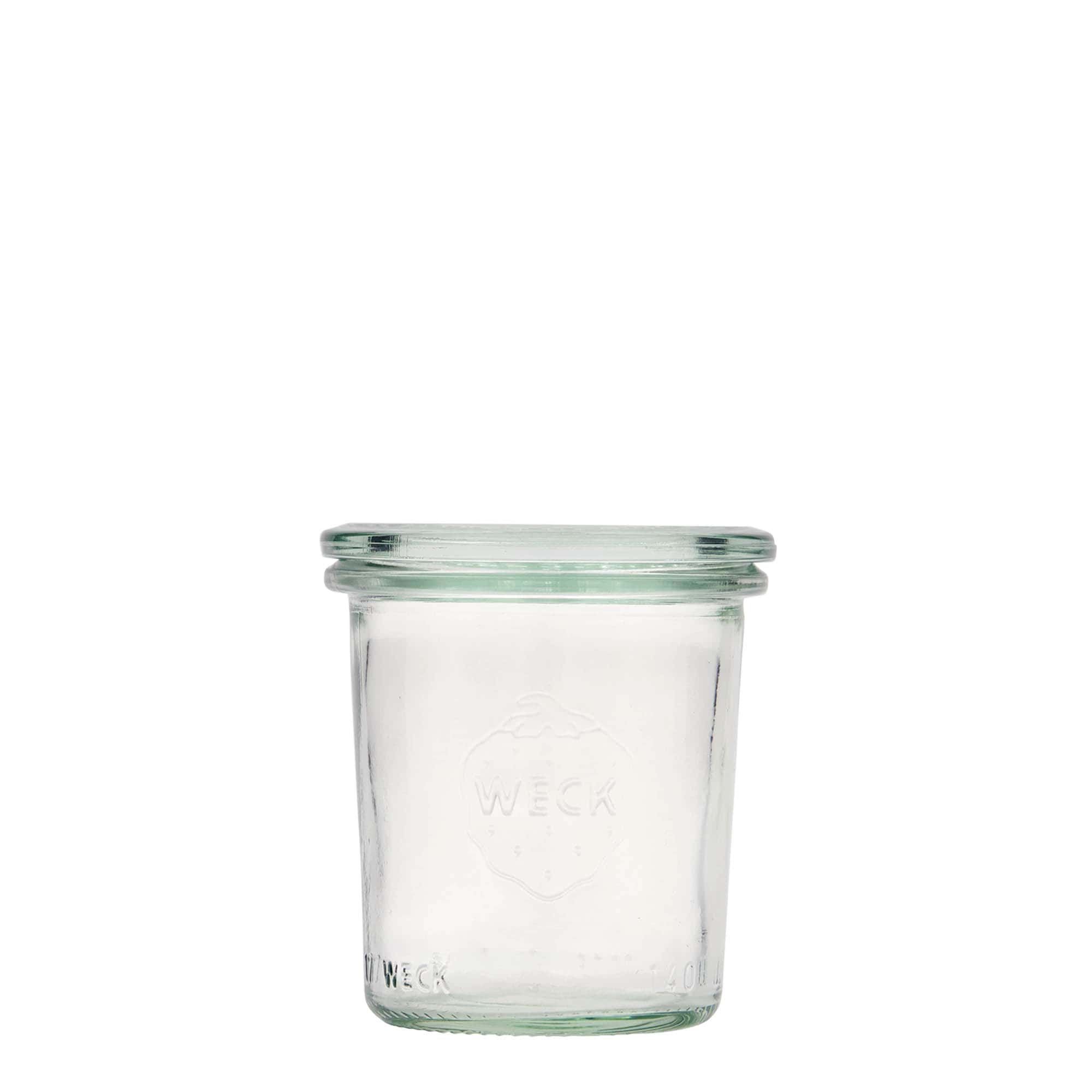 140 ml WECK-störtglas, mynning: rund kant