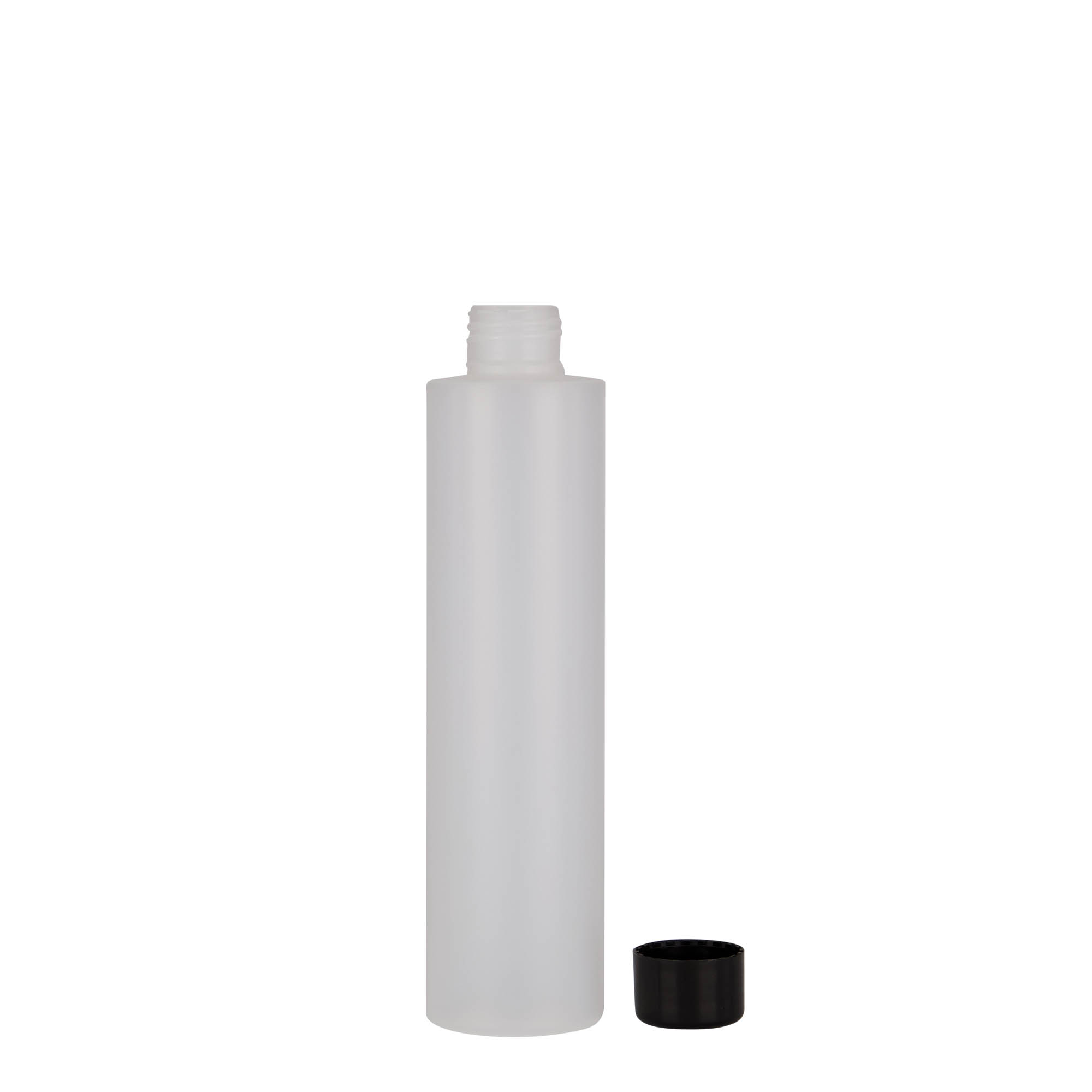 200 ml plastflaska 'Pipe', HDPE, natur, öppning: 24/410 200 ml plastflaska 'Pipe', HDPE, natur, öppning: 24/410