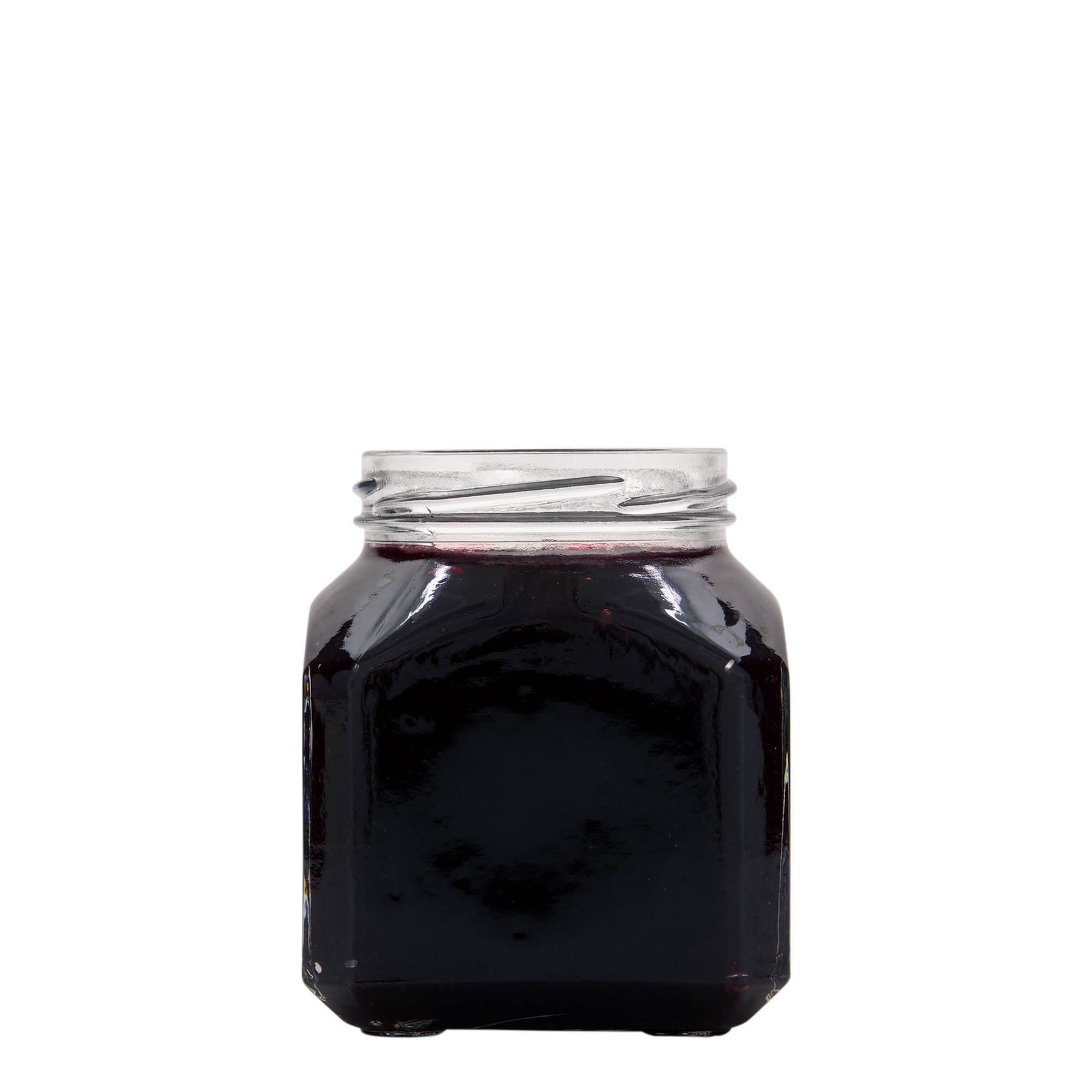 314 ml fyrkantigt glas 'Mailand', öppning: Twist-Off (TO 63)