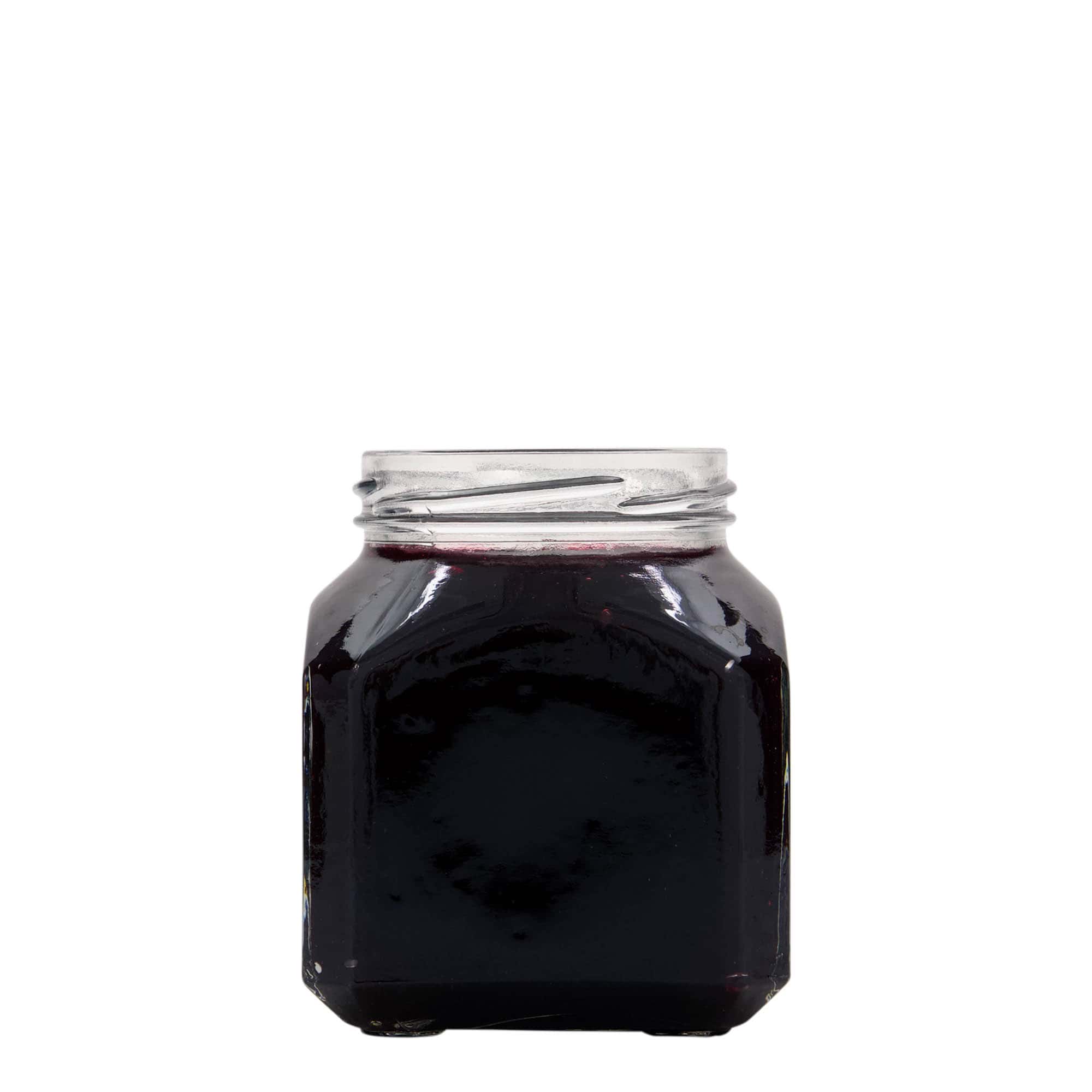 314 ml fyrkantigt glas 'Mailand', öppning: Twist-Off (TO 63)