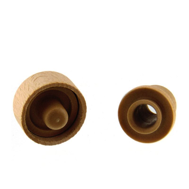 Greppkork med doseringsöppning 19 mm, trä/plast, beige, för mynning: kork Greppkork med doseringsöppning 19 mm, trä/plast, beige, för mynning: kork