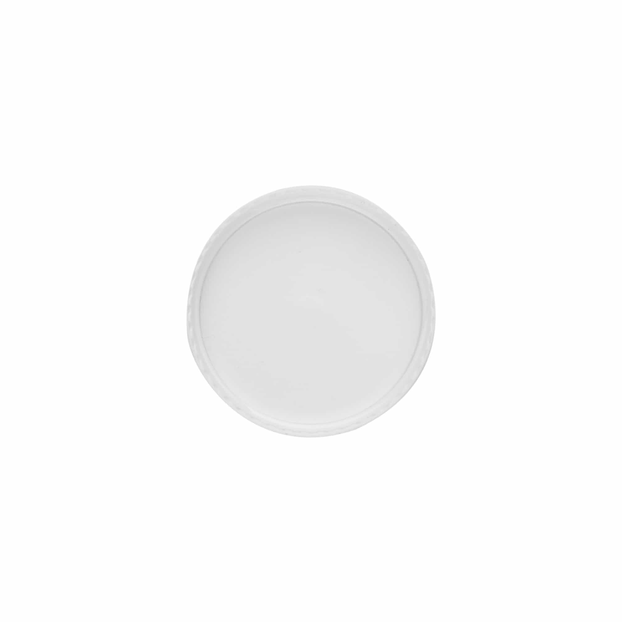 Skruvlock för 10 ml 'Antonella', PP-plast, vitt