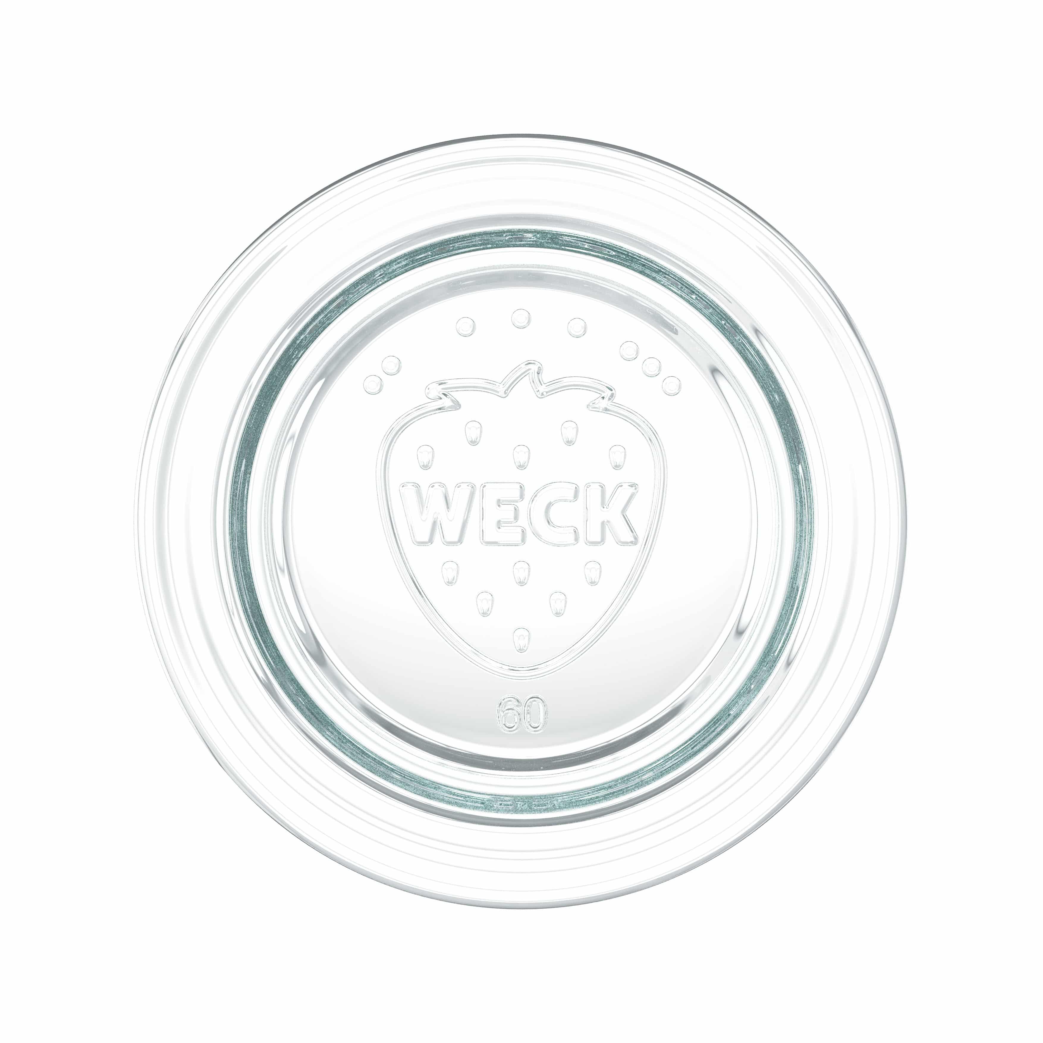 6x 220 ml WECK-smyckesglas med glaslock RR 60