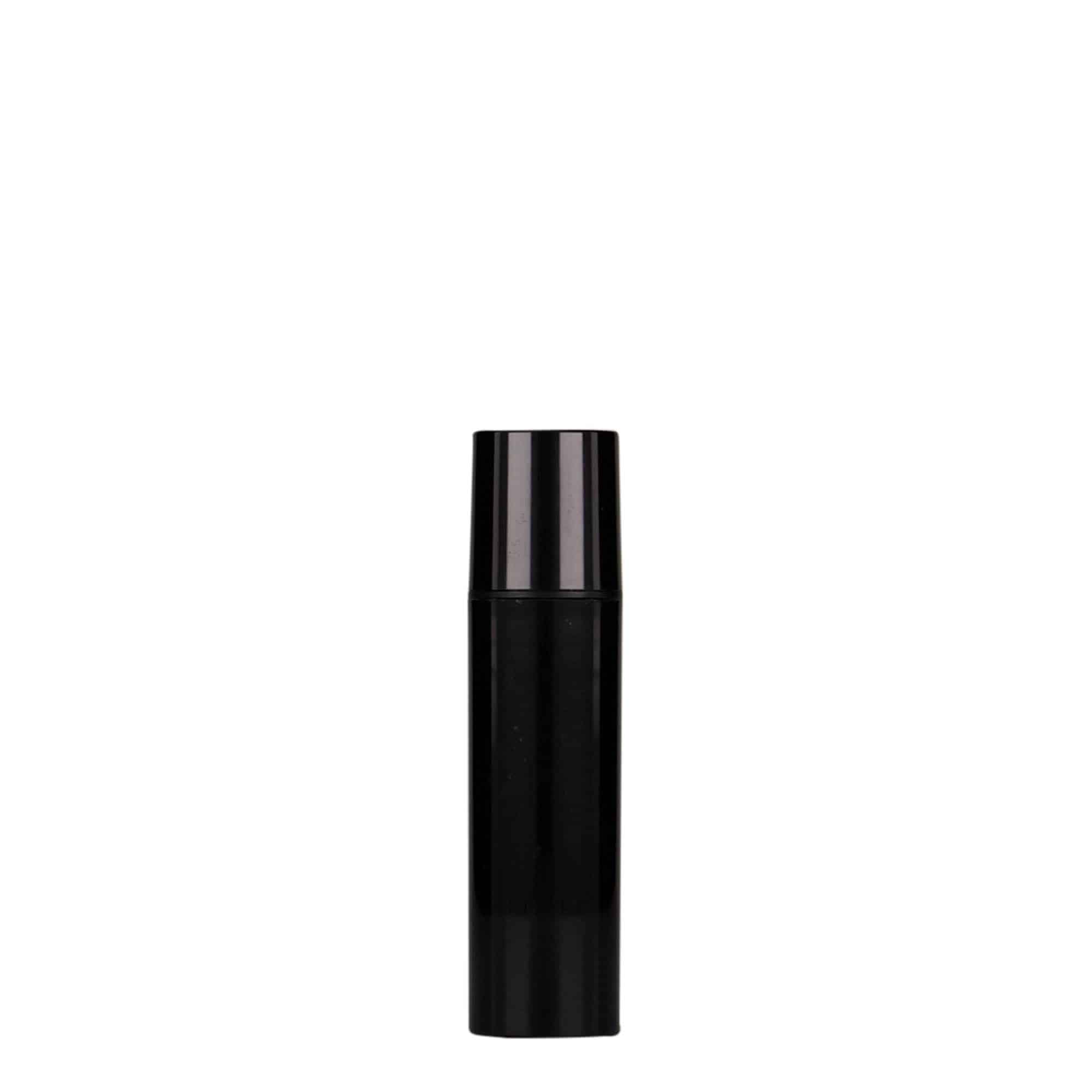 10 ml luftfri dispenser 'Nano', PP-plast, svart