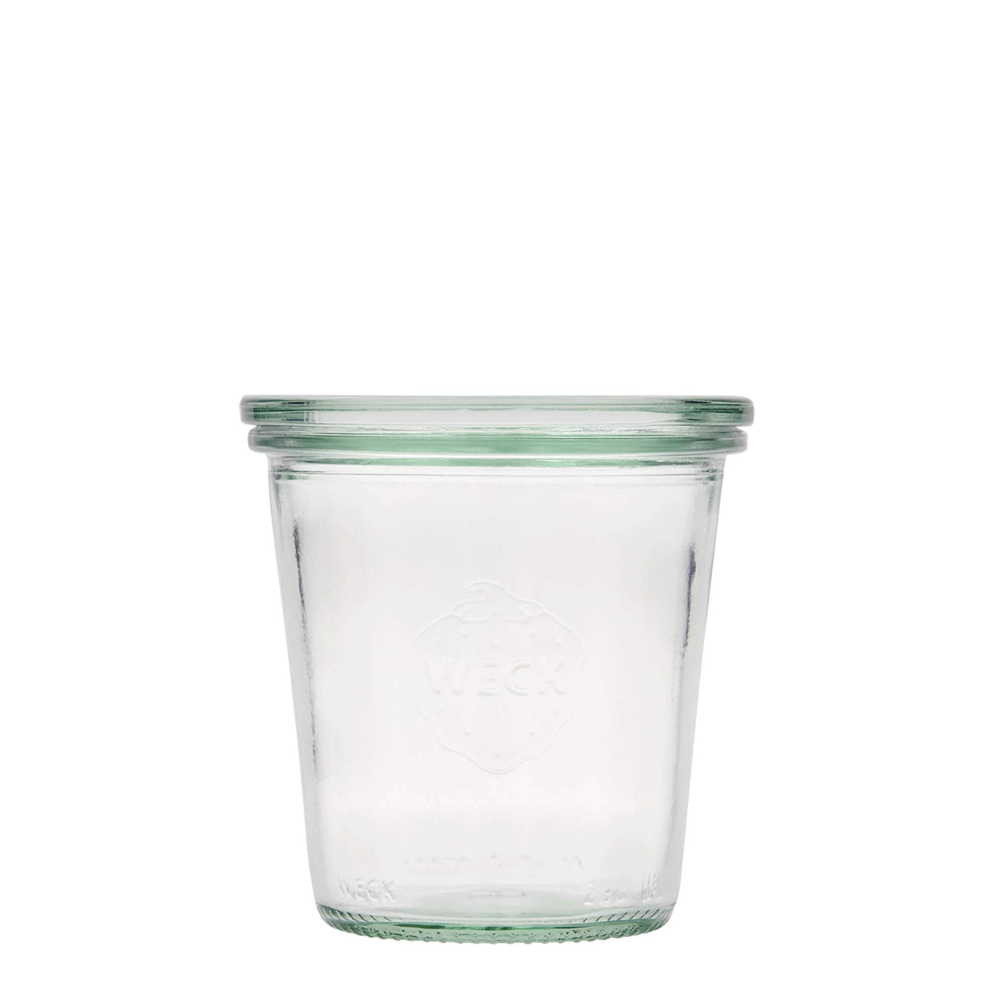 290 ml WECK-omkastningsglas, mynning: rund kant