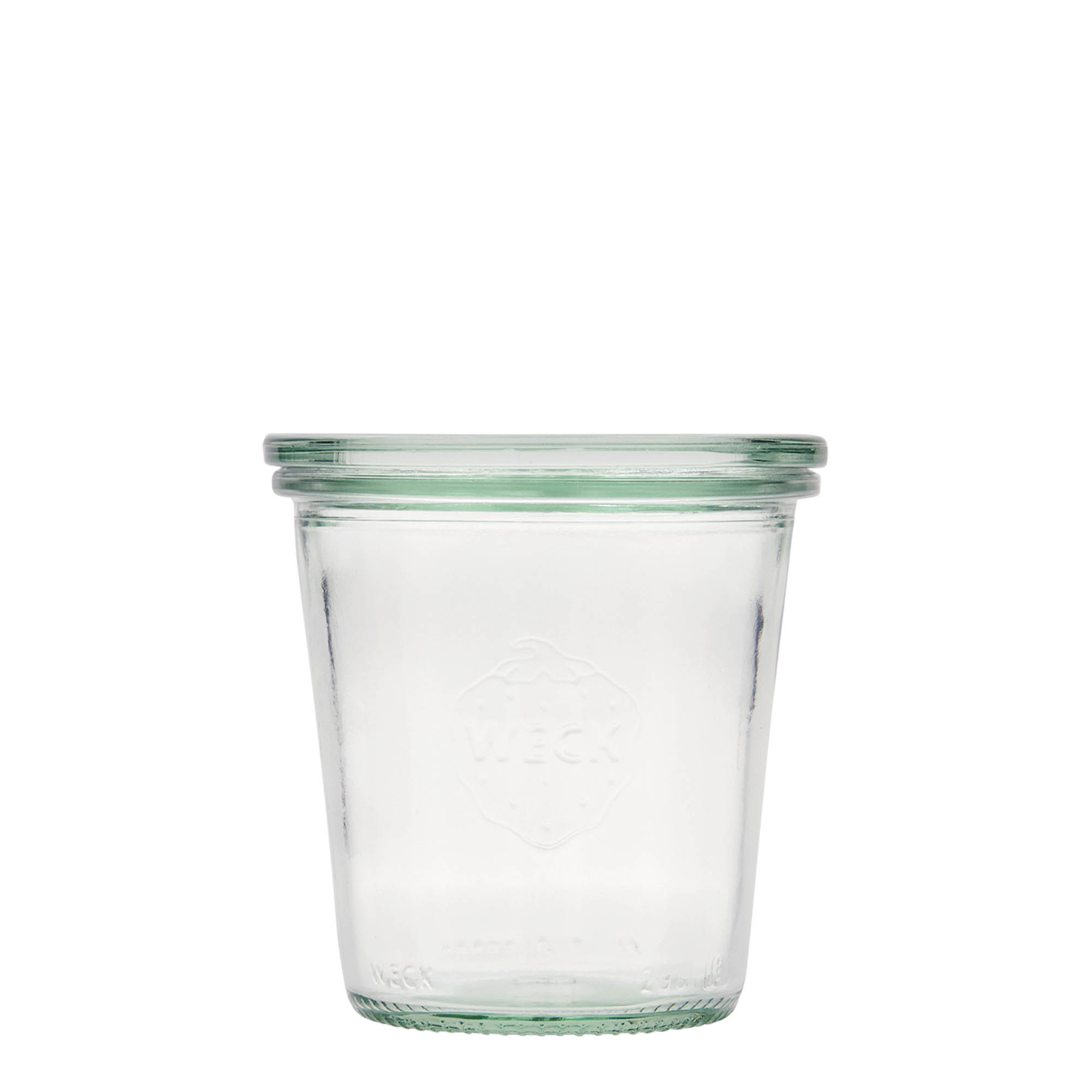 290 ml WECK-omkastningsglas, mynning: rund kant
