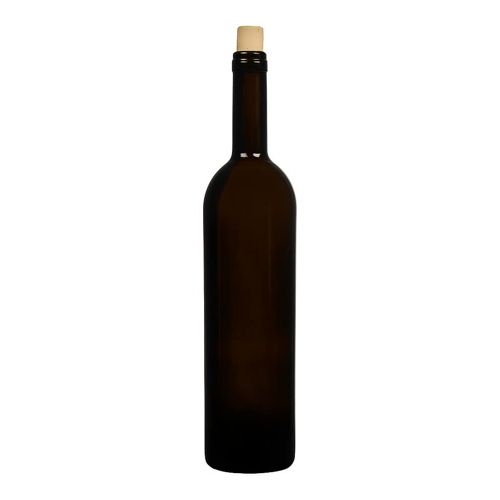 750 ml vinflaska 'Liberty', antikgrön, öppning: kork