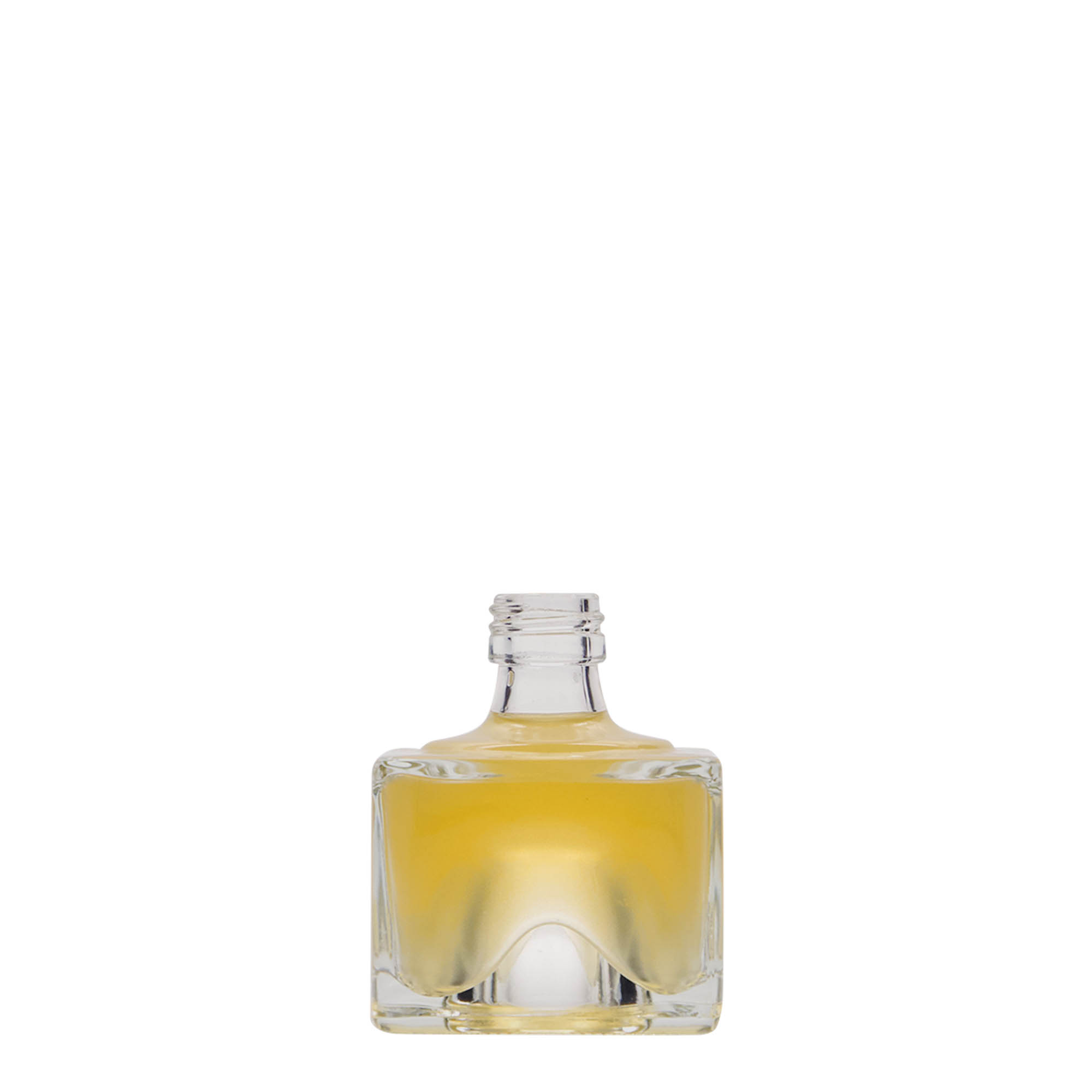 40 ml glasflaska 'Cocolores', fyrkantig, mynning: PP 18 40 ml glasflaska 'Cocolores', fyrkantig, mynning: PP 18