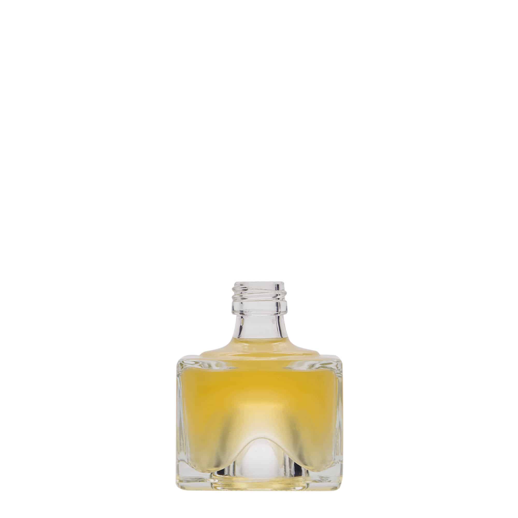 40 ml glasflaska 'Cocolores', fyrkantig, mynning: PP 18 40 ml glasflaska 'Cocolores', fyrkantig, mynning: PP 18