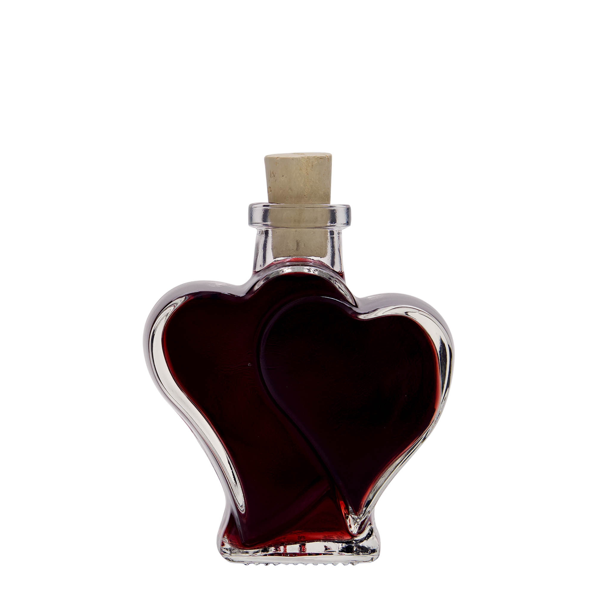 200 ml glasflaska 'Doppelherz', mynning: kork 200 ml glasflaska 'Doppelherz', mynning: kork