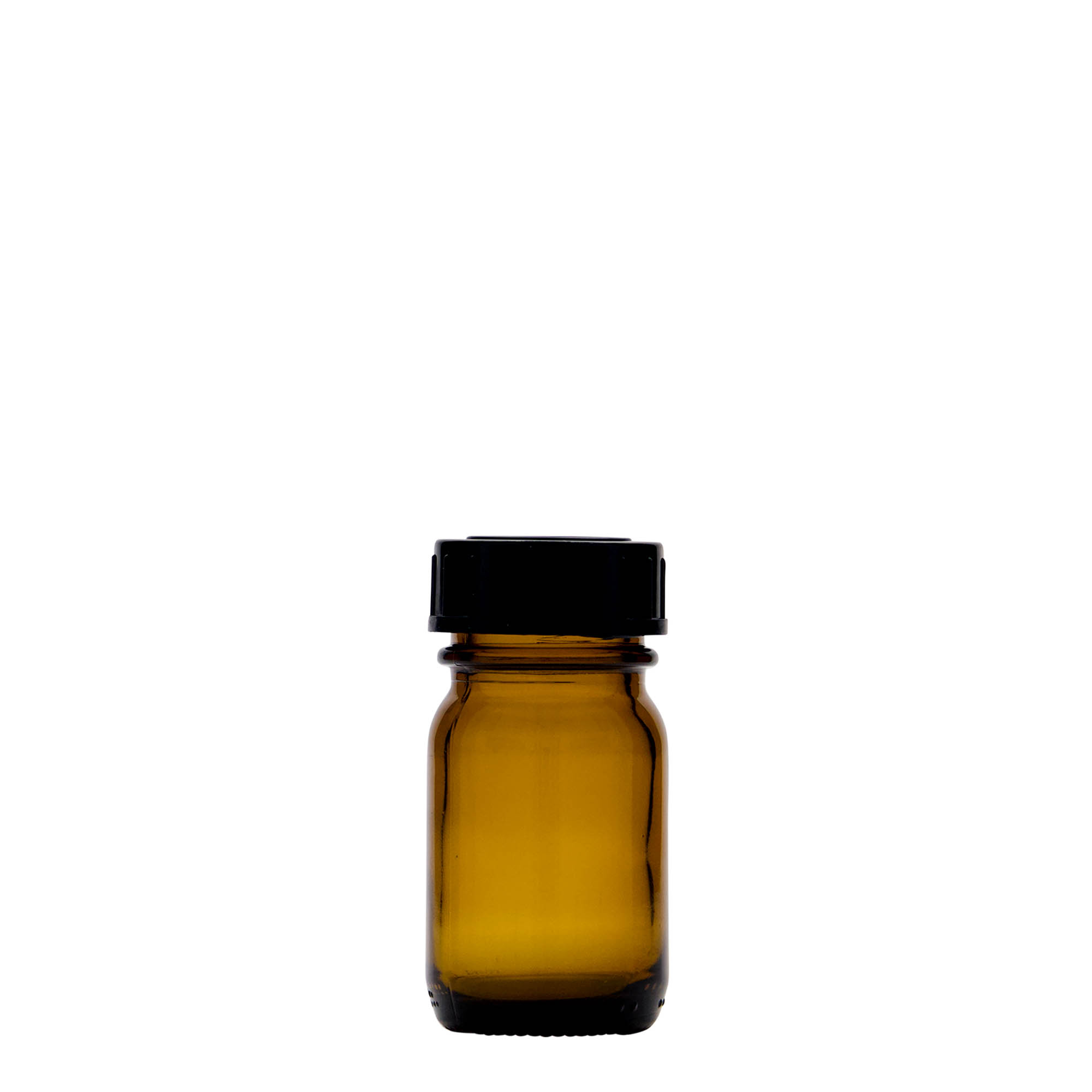 30 ml bredhalsglas, brunt, öppning: DIN 32 30 ml bredhalsglas, brunt, öppning: DIN 32