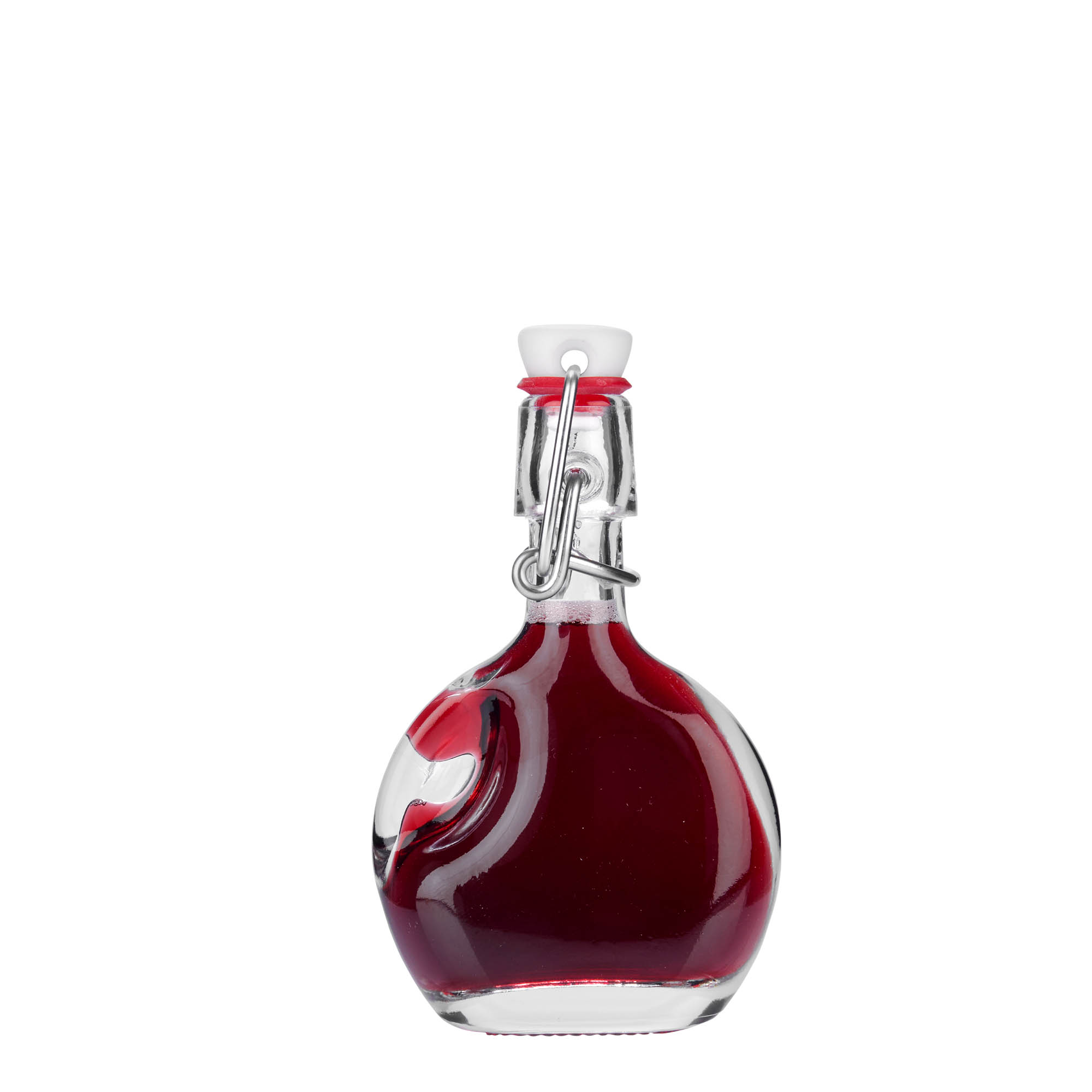 40 ml glasflaska 'Lukas', oval, öppning: bygelstängning