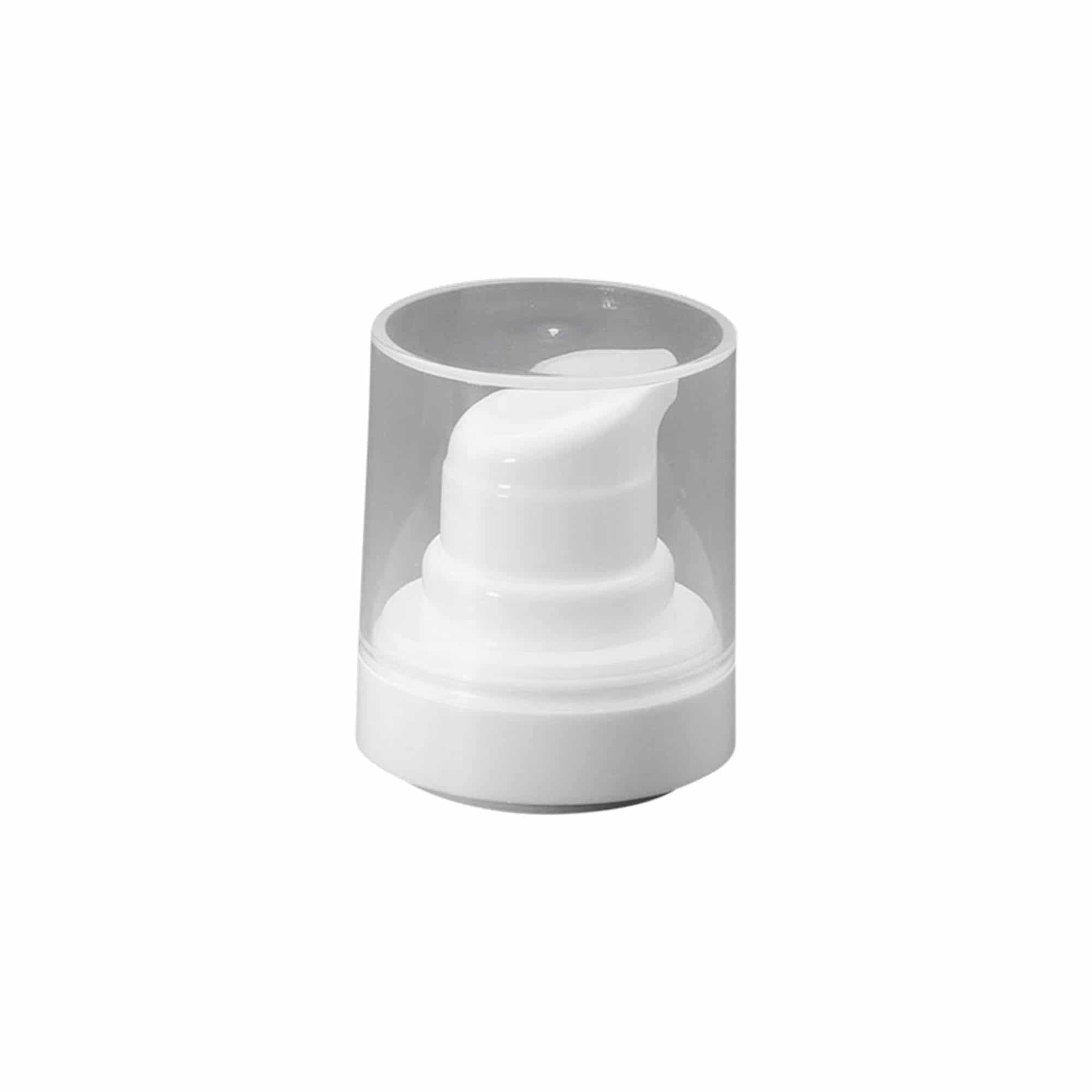 Airless dispenser pumphuvud 'Micro', PP-plast, vit Airless dispenser pumphuvud 'Micro', PP-plast, vit
