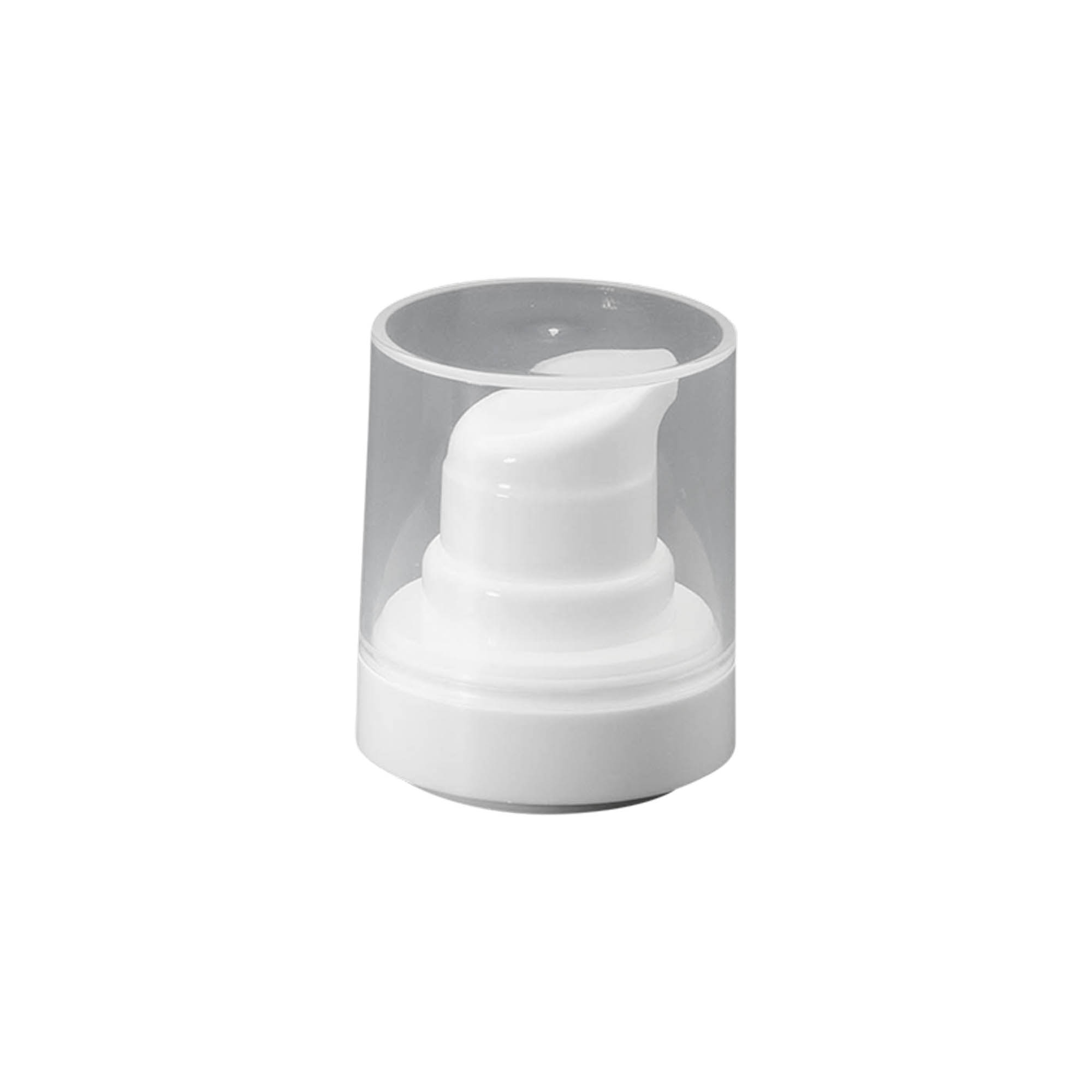 Airless-dispenserpump 'Micro', PP-plast, vit