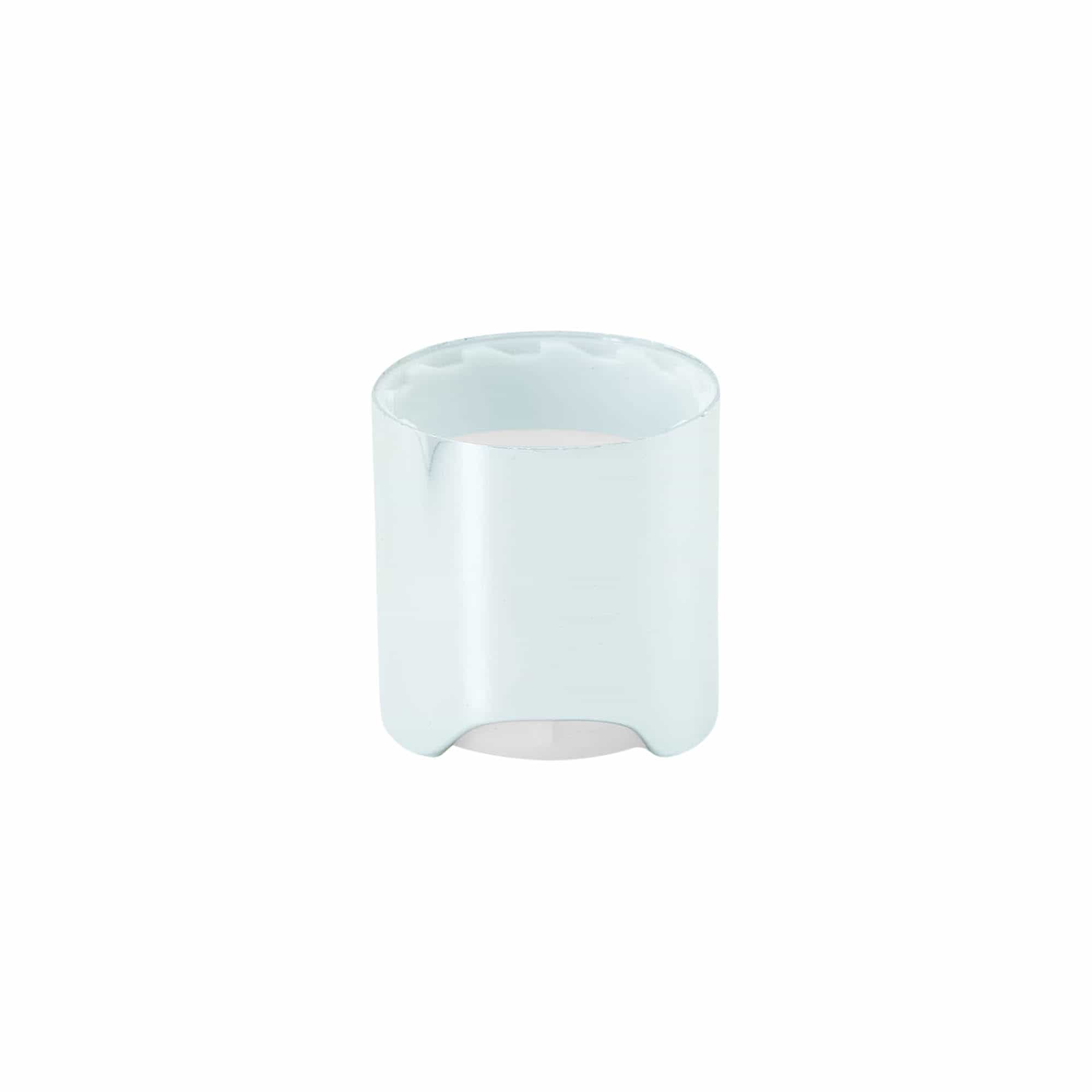 Skruvlock Disc Top, PP-plast, silver, för öppning: 24/410 Skruvlock Disc Top, PP-plast, silver, för öppning: 24/410