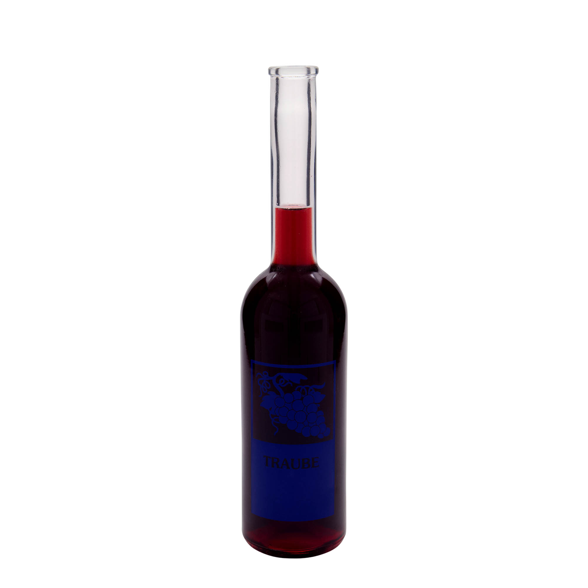 500 ml glasflaska 'Opera', motiv: druva, öppning: kork