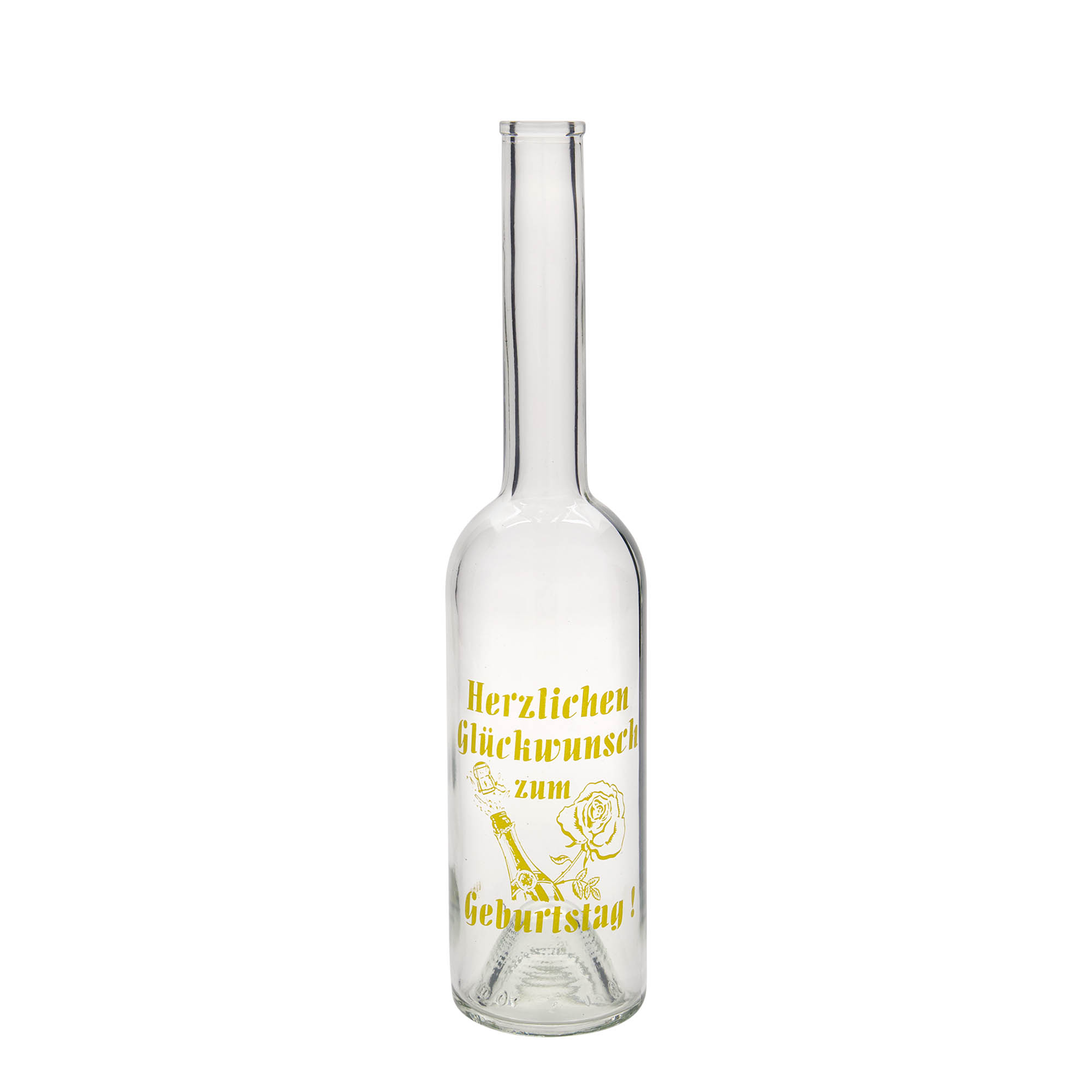500 ml glasflaska 'Opera', motiv: äpple, öppning: kork 500 ml glasflaska 'Opera', motiv: äpple, öppning: kork