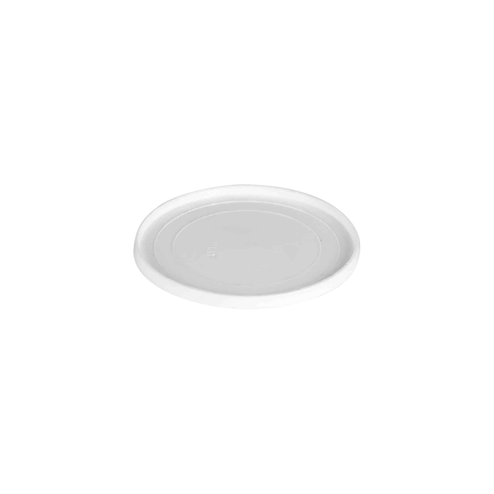 Inlägg för 30 ml 'Bianca', PP-plast, vit
