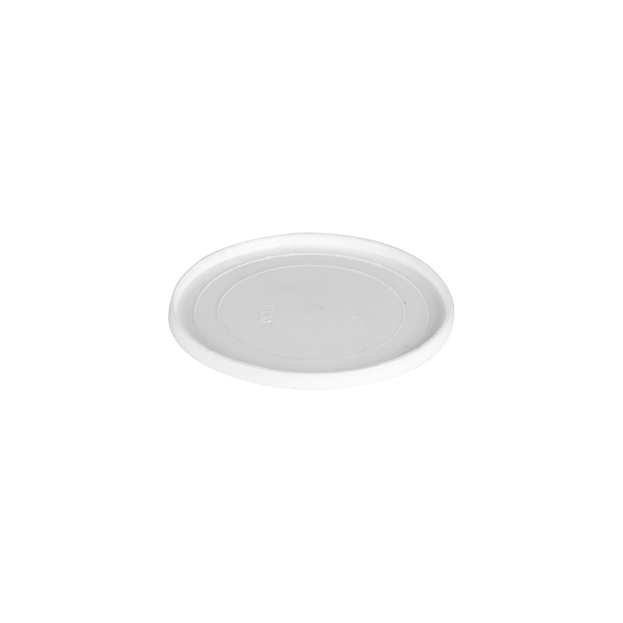 Skyddsskiva för 30 ml 'Bianca', PP-plast, vit