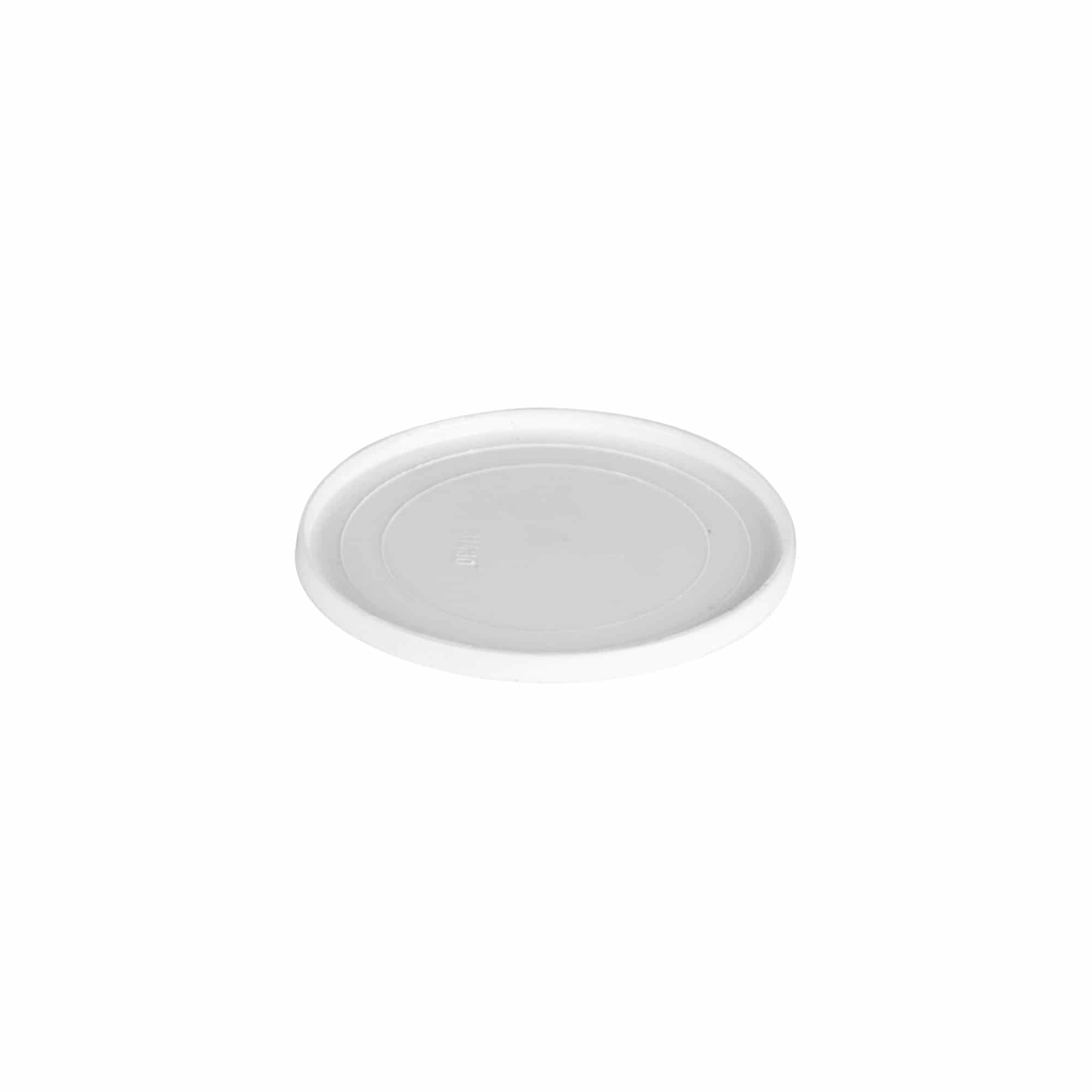 Skyddsskiva för 30 ml 'Bianca', PP-plast, vit
