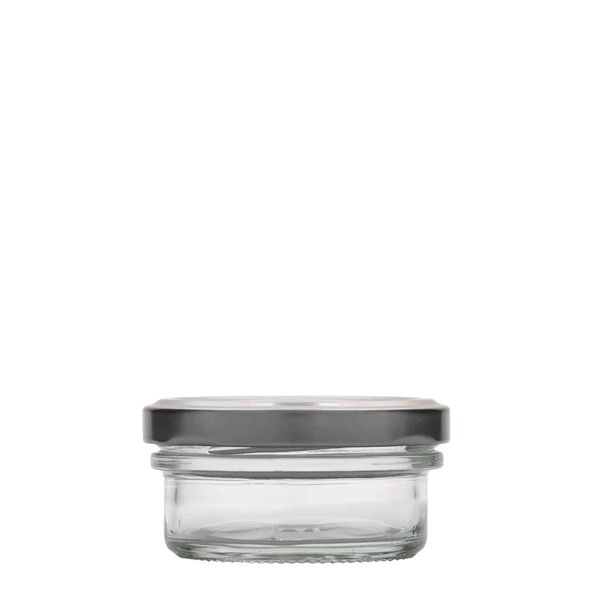 65 ml platt cylindrisk burk, mynning: twist off (TO 66)