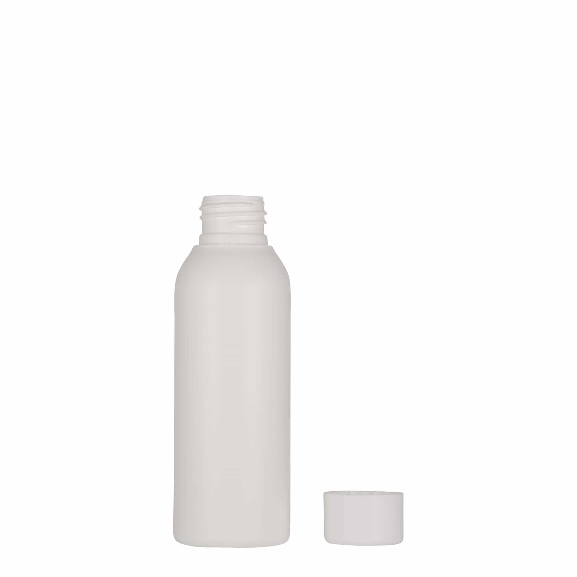 100 ml plastflaska 'Tuffy', HDPE, vit, öppning: 24/410
