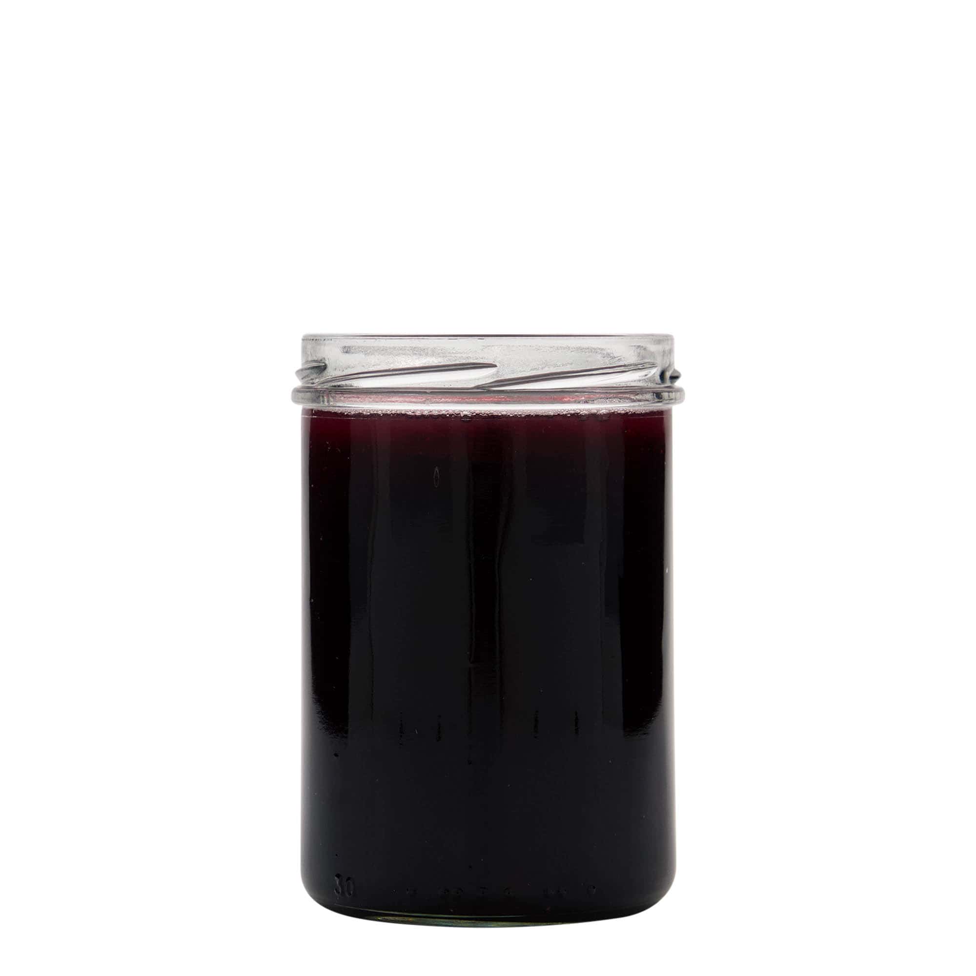 440 ml hög cylindrisk burk, mynning: twist off (TO 82)