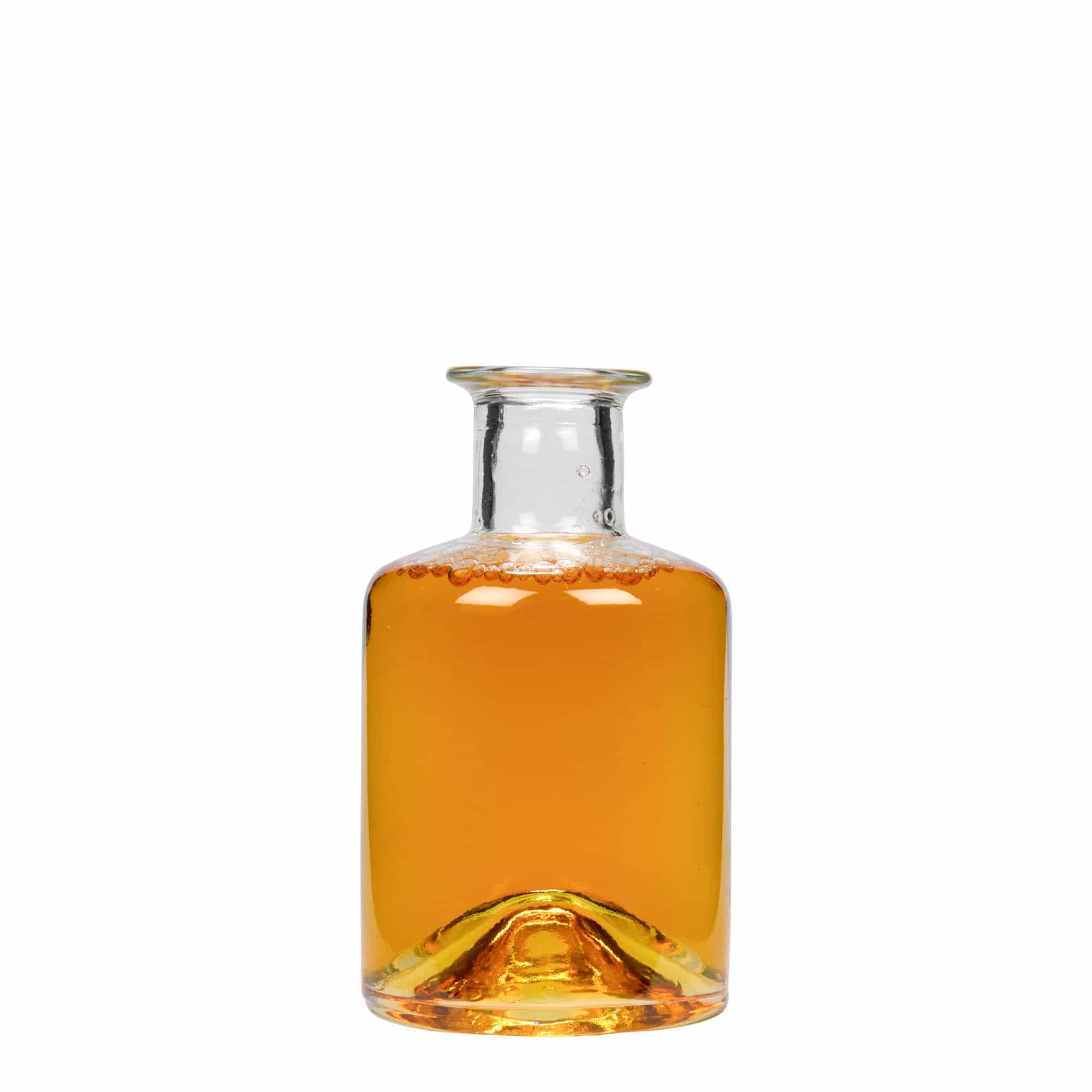 200 ml glasflaska apotekare, mynning: kork